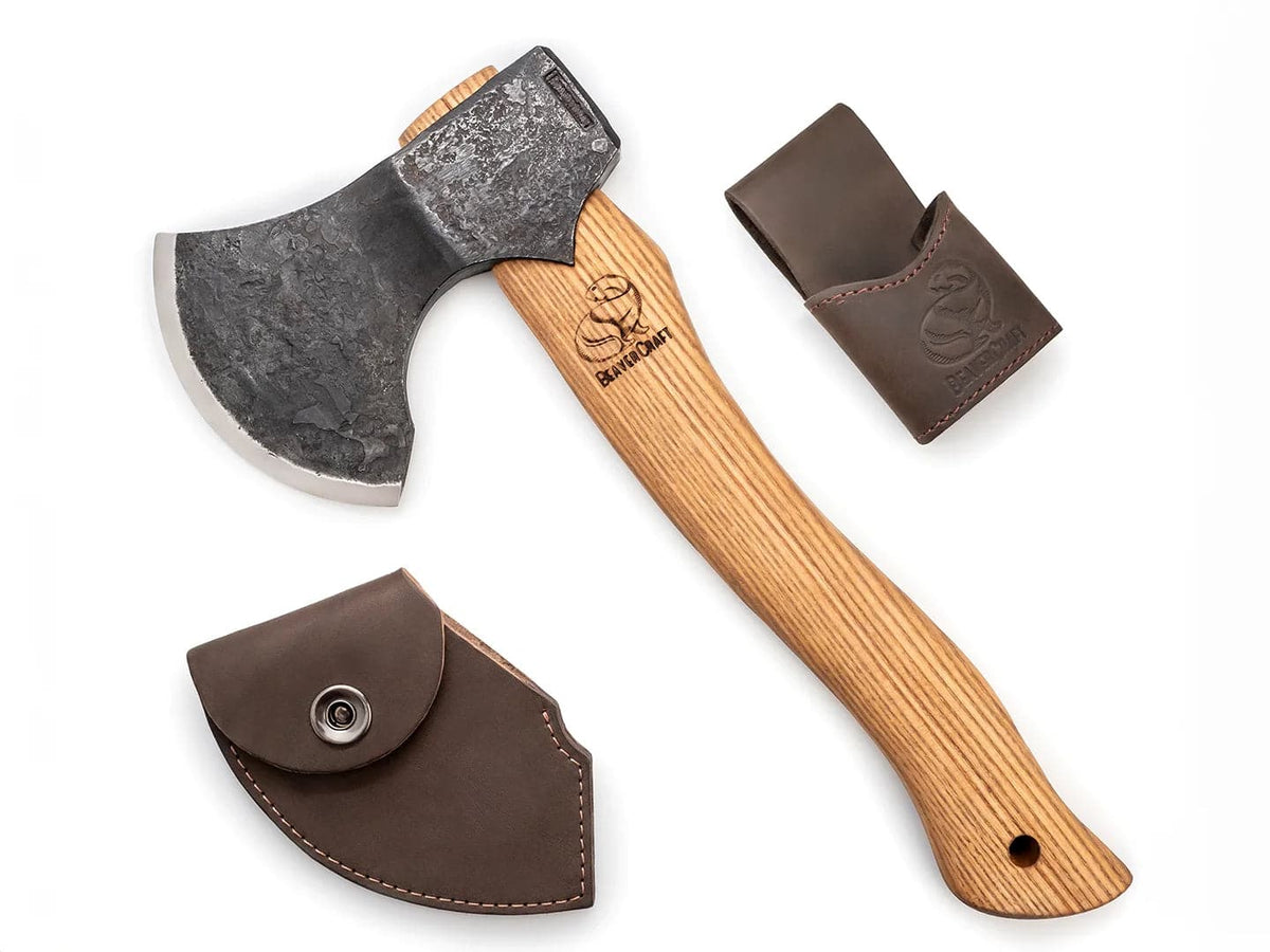 Axt mit Schneidenschutz AX3 Bushcraft Spaltaxt