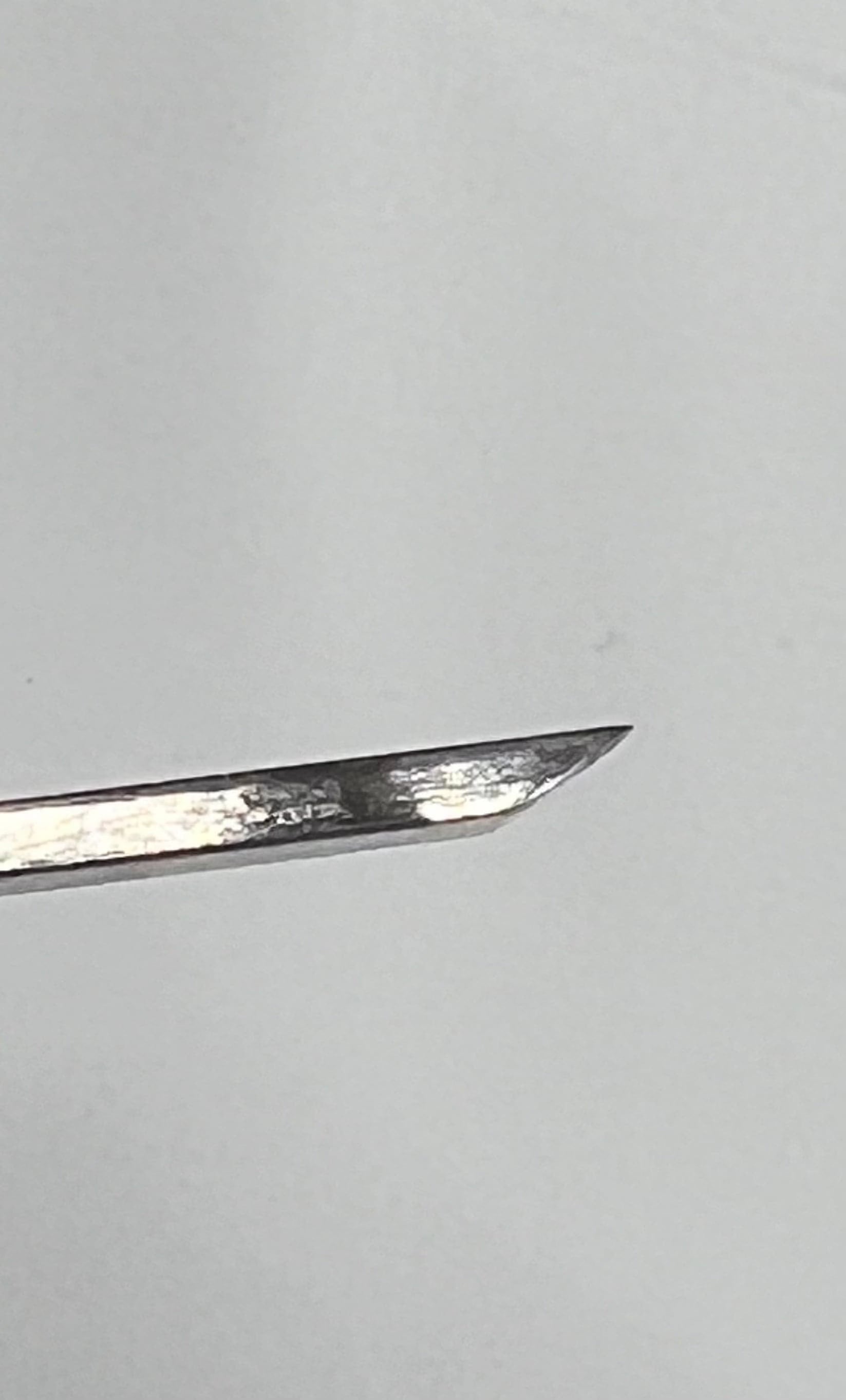 Holzeisen 75x4mm gerade flach P1/04 mit Kugelheft