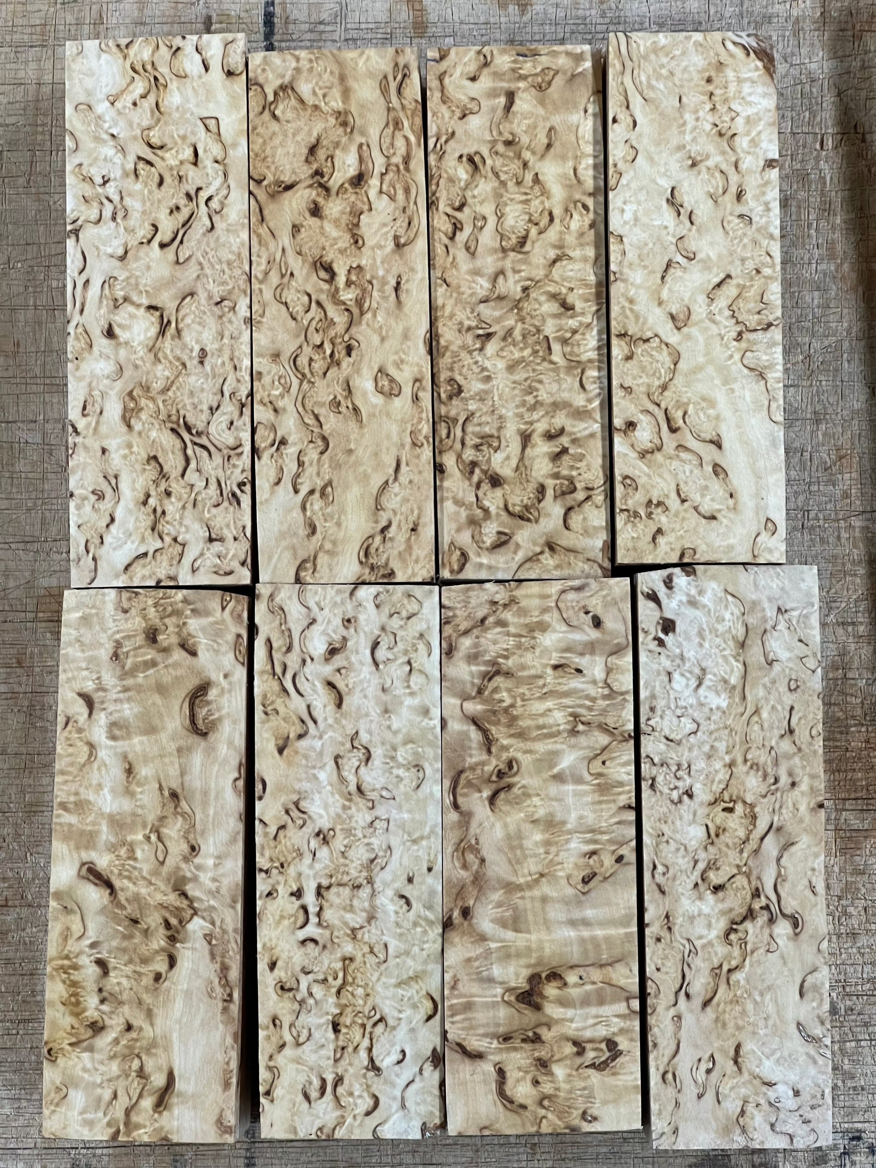 Naturbelassenes Waldbirken-Maserholz ca. 30x40x120