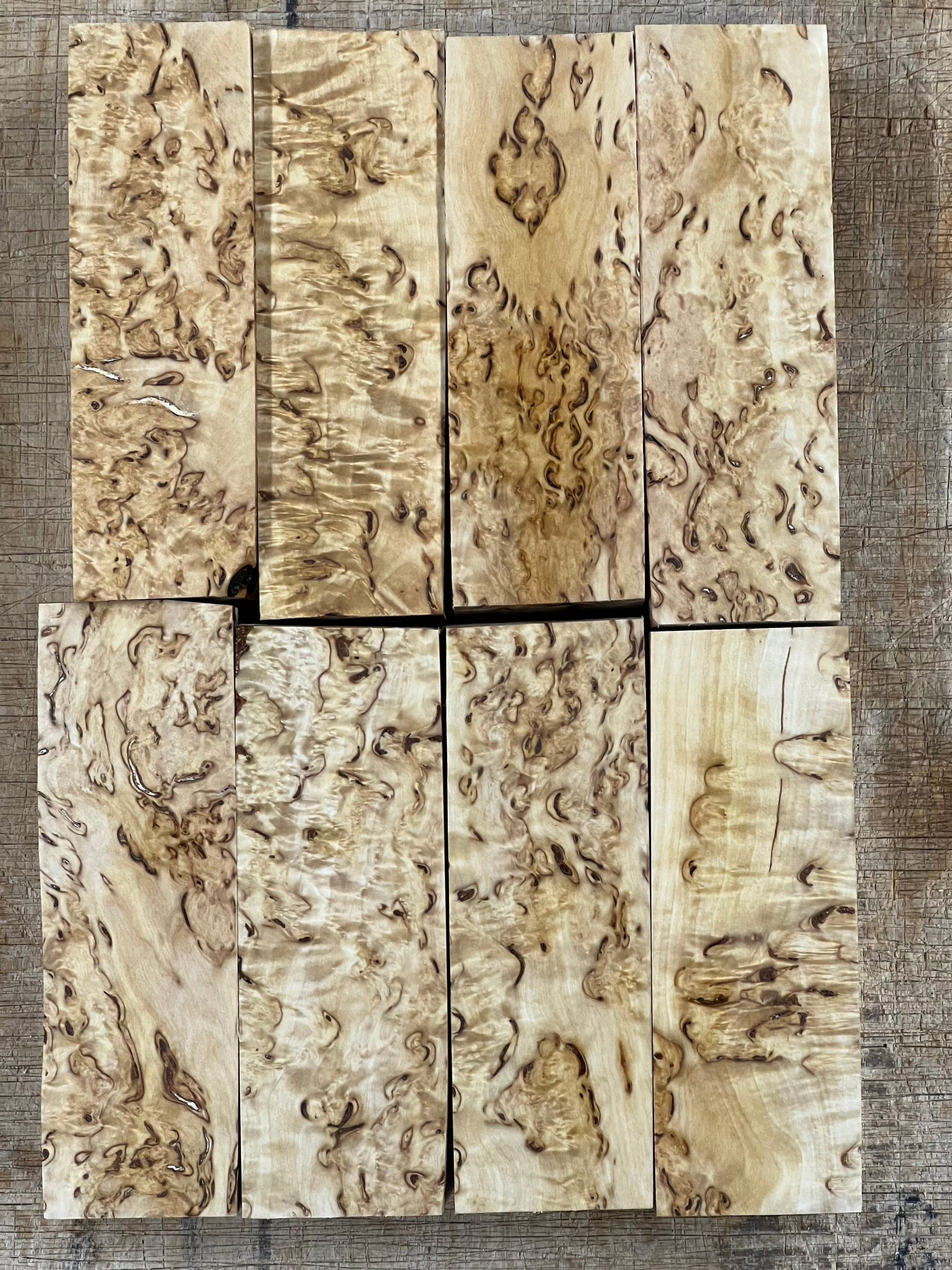 Naturbelassenes Waldbirken-Maserholz ca. 30x40x120