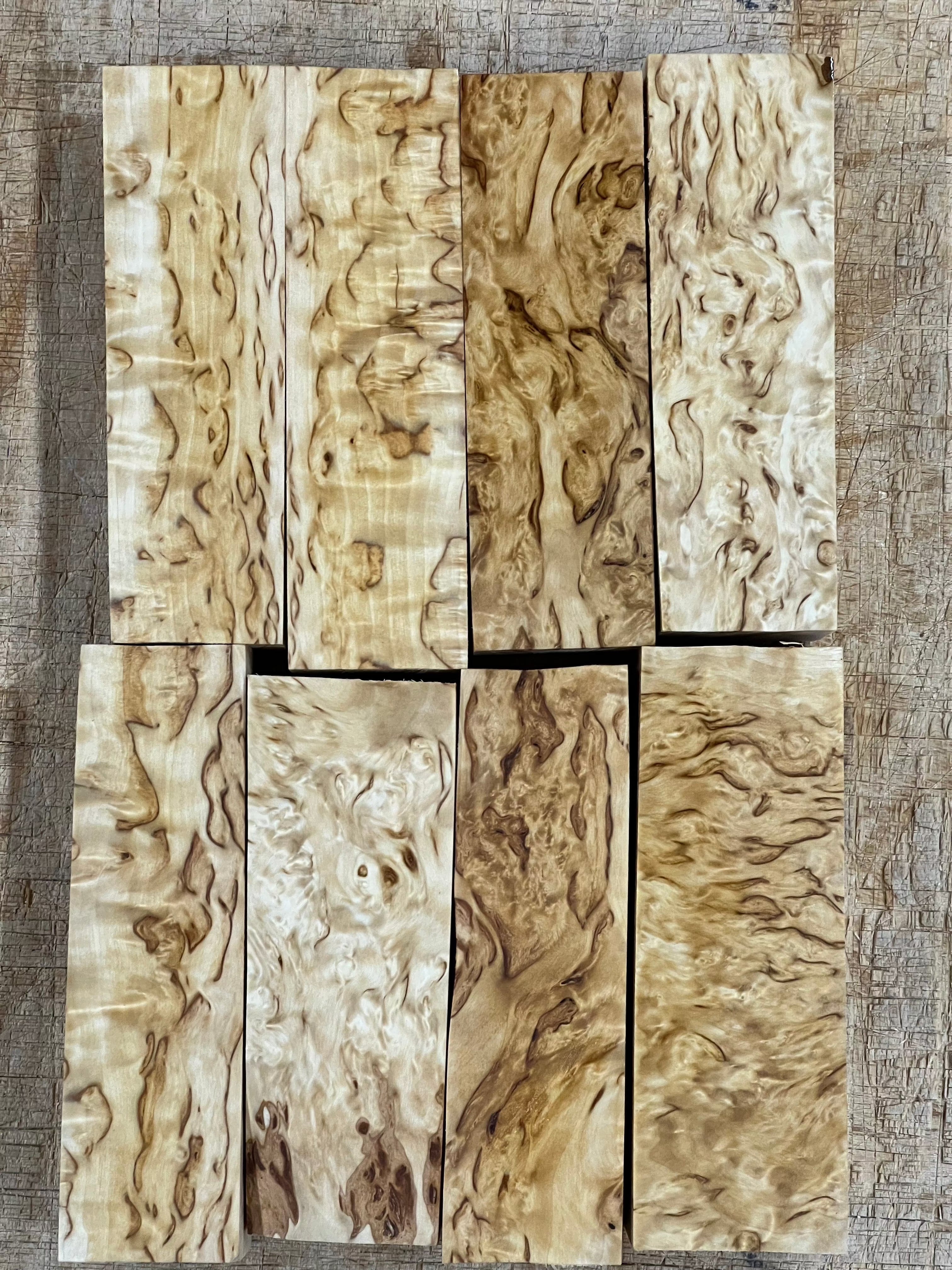Naturbelassenes Waldbirken-Maserholz ca. 30x40x120