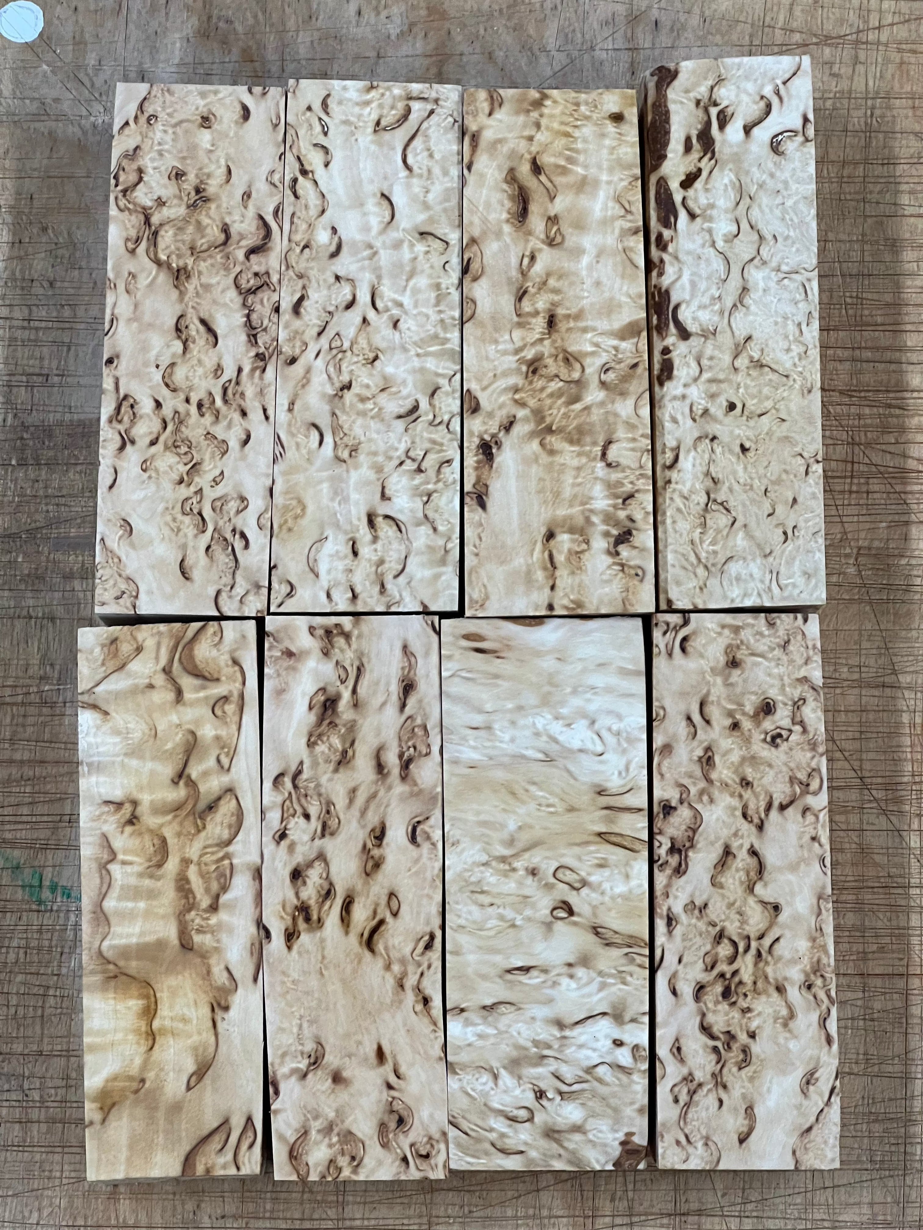 Naturbelassenes Waldbirken-Maserholz ca. 30x40x120