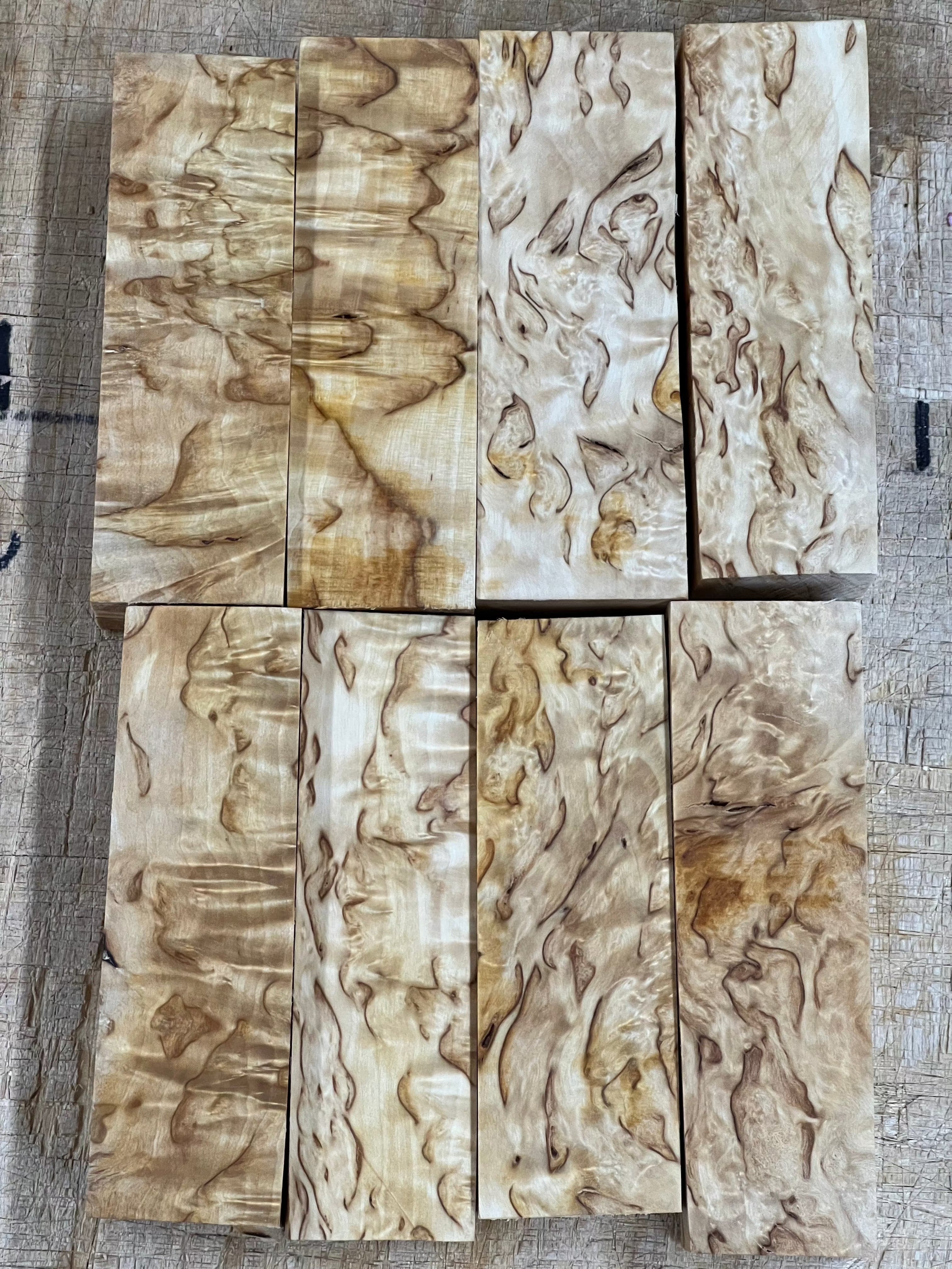 Naturbelassenes Waldbirken-Maserholz ca. 30x40x120