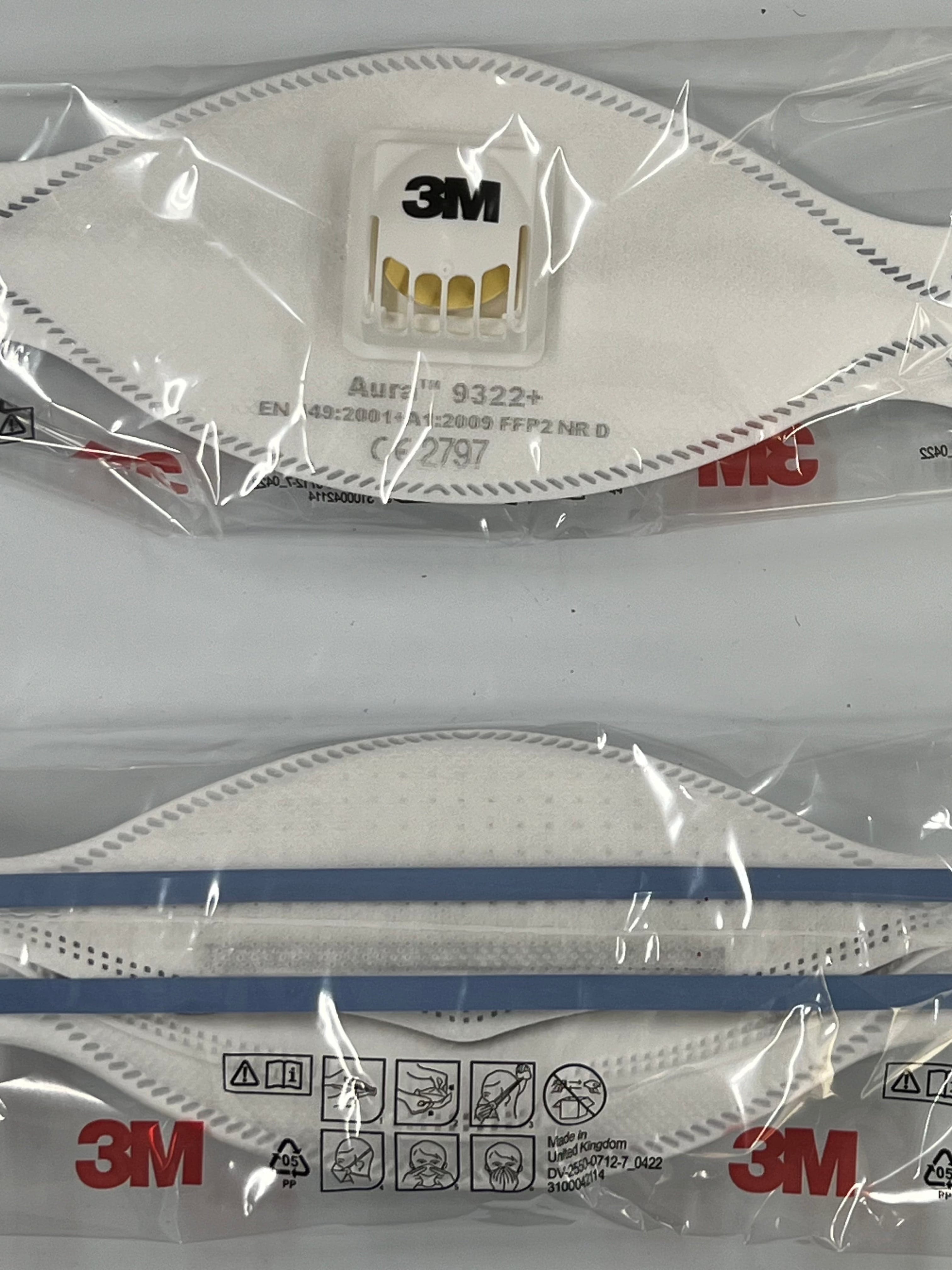 3M Aura Partikelmasken mit Ventil