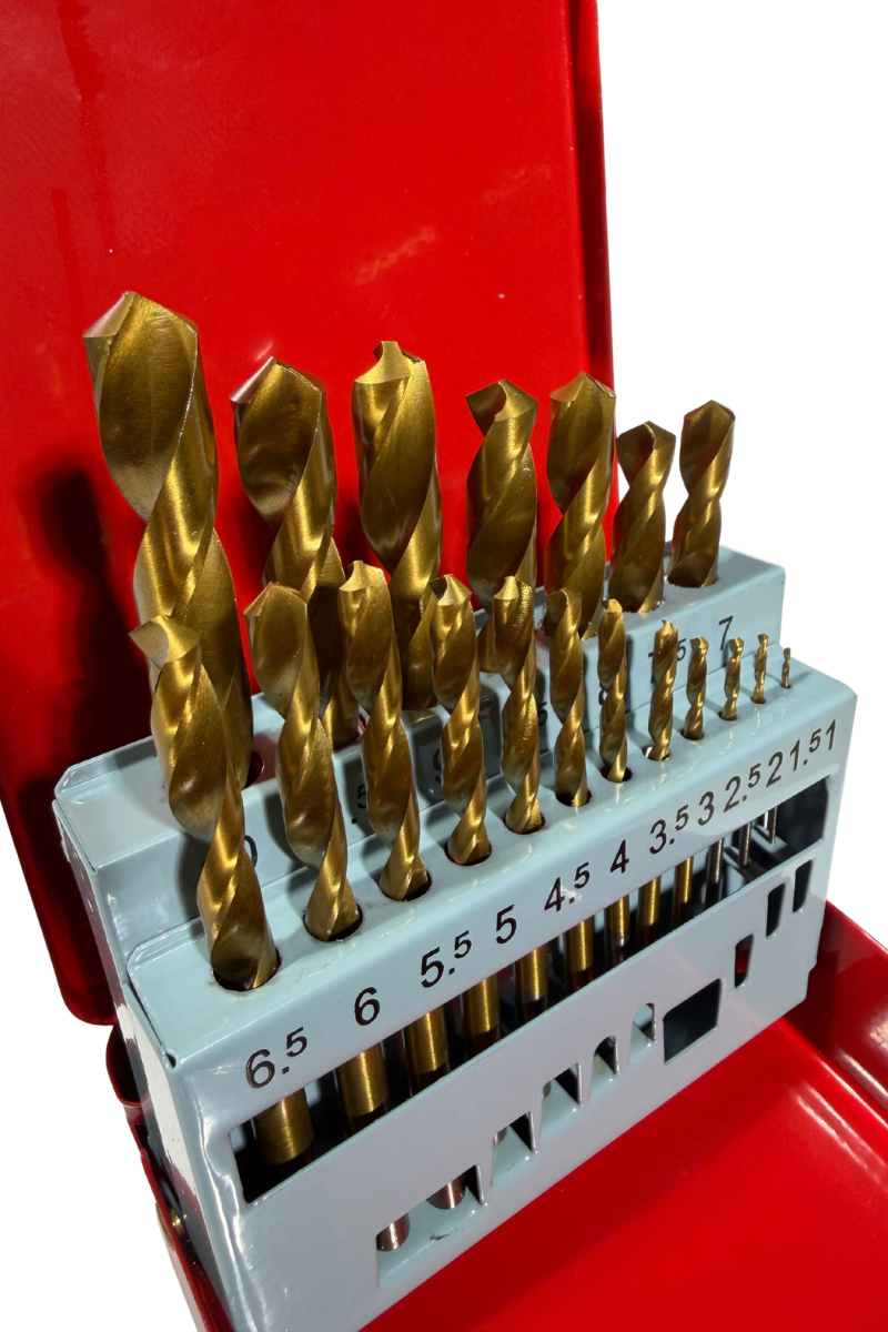 Bohrer-Set 19-tlg. 1-10 mm Universalbohrer für Stahl