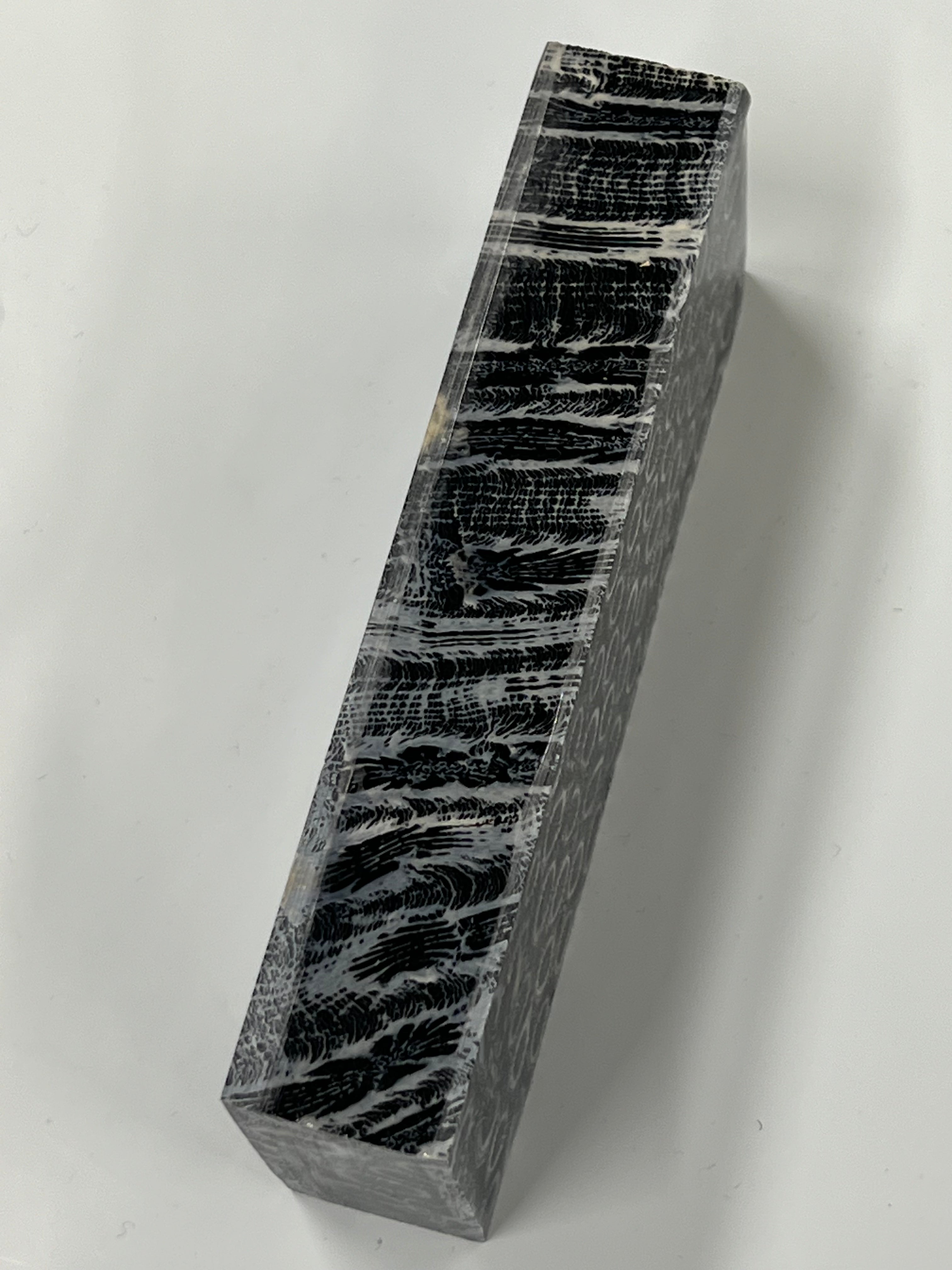 Fossiles Korallen-Griffstück K4 (schwarz)