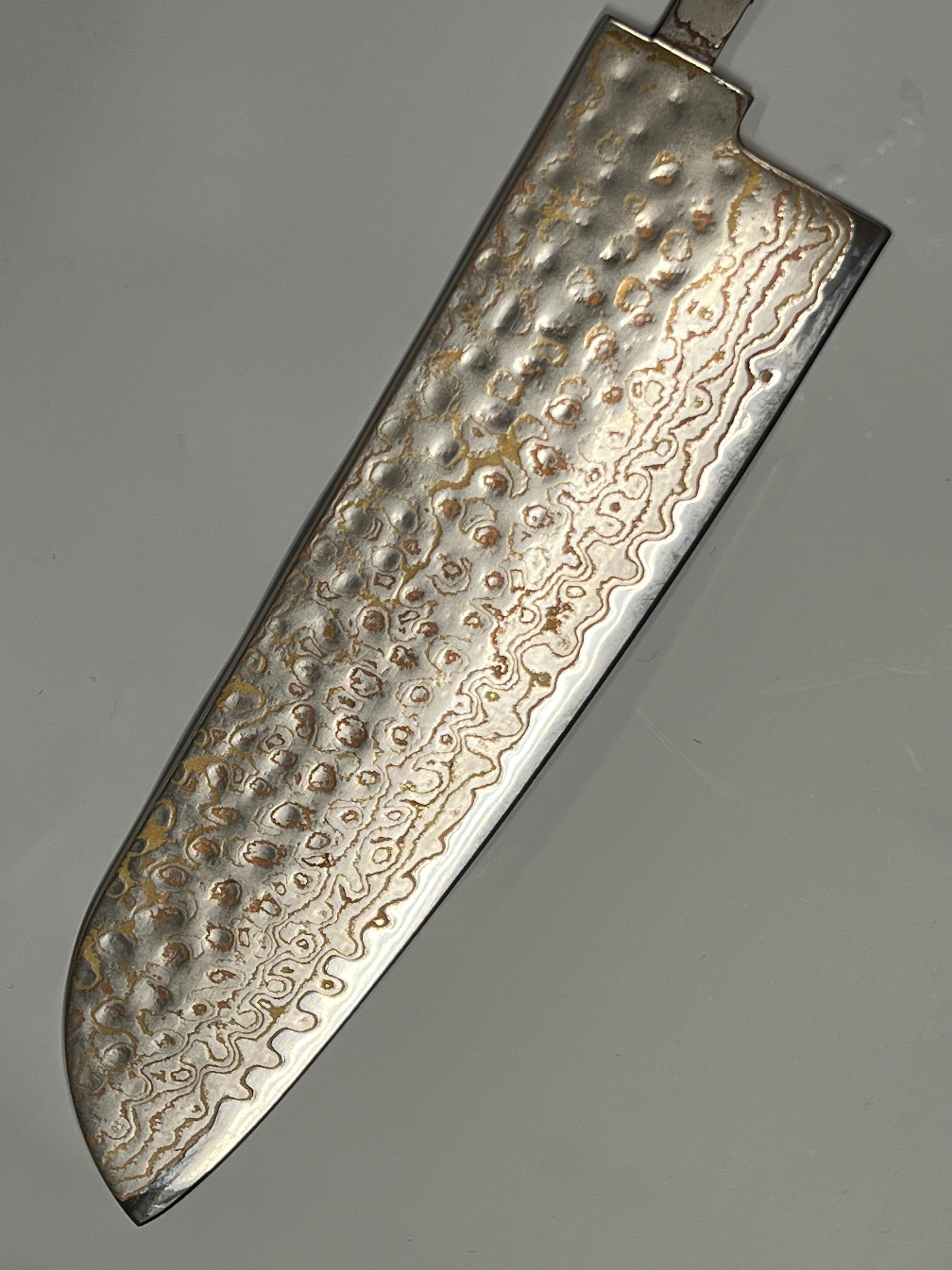 Santoku 200mm Rostfreier Kupfer-Damast