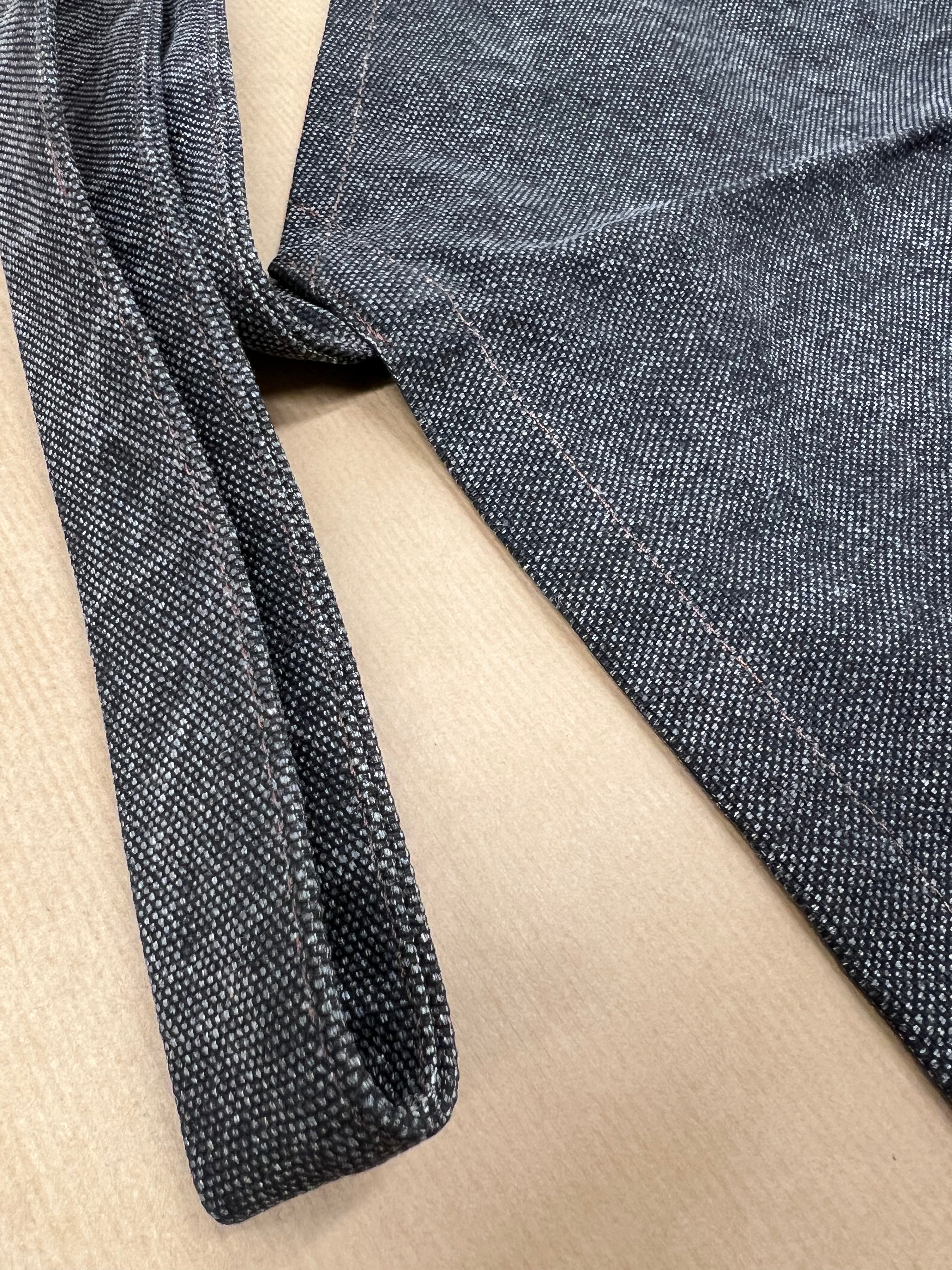 Verstellbare Schürze aus braunem Leder und Canvas AP4