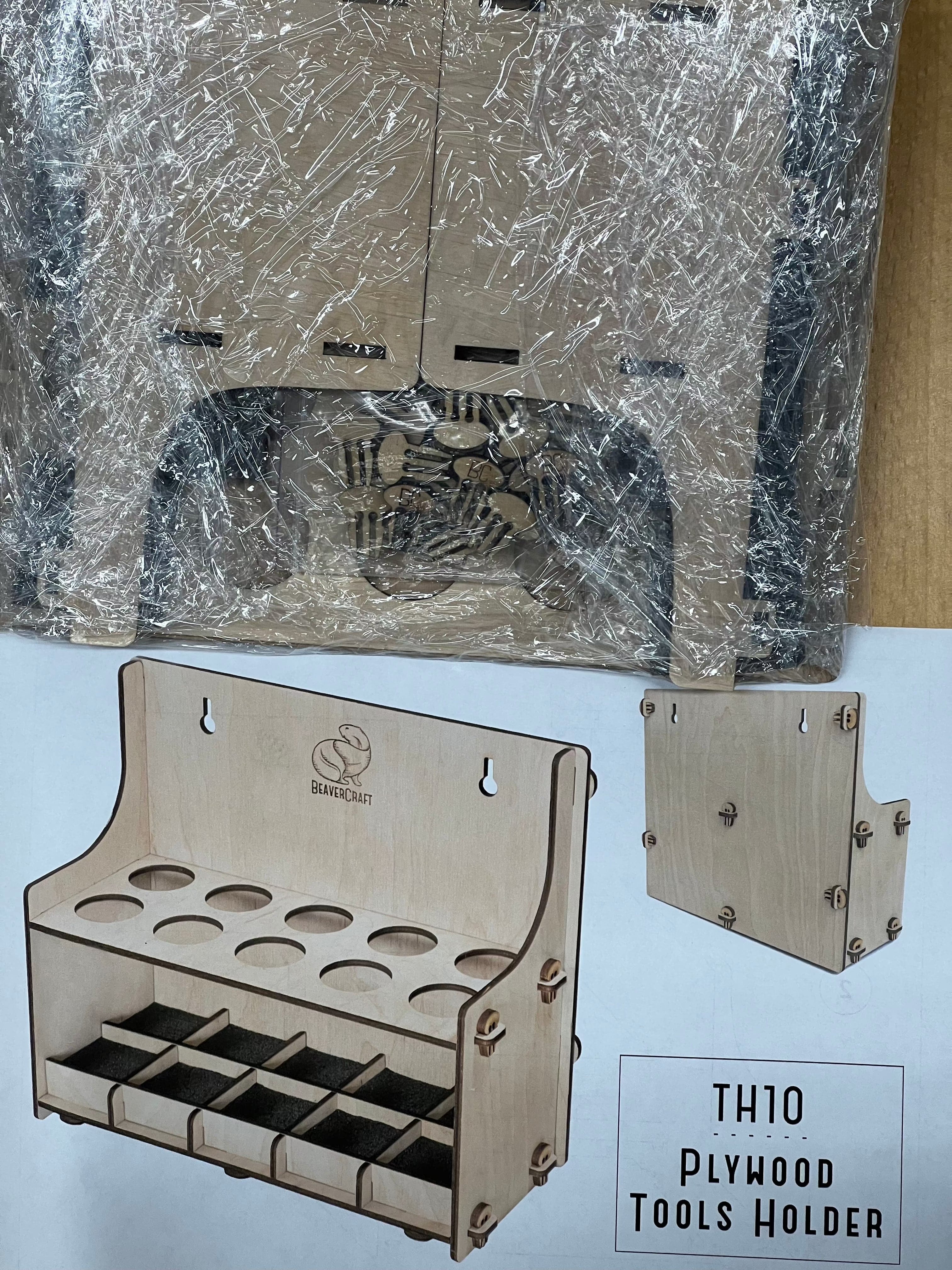 Holzbeitelsatz S52 mit 10 Eisen und Werkzeughalter