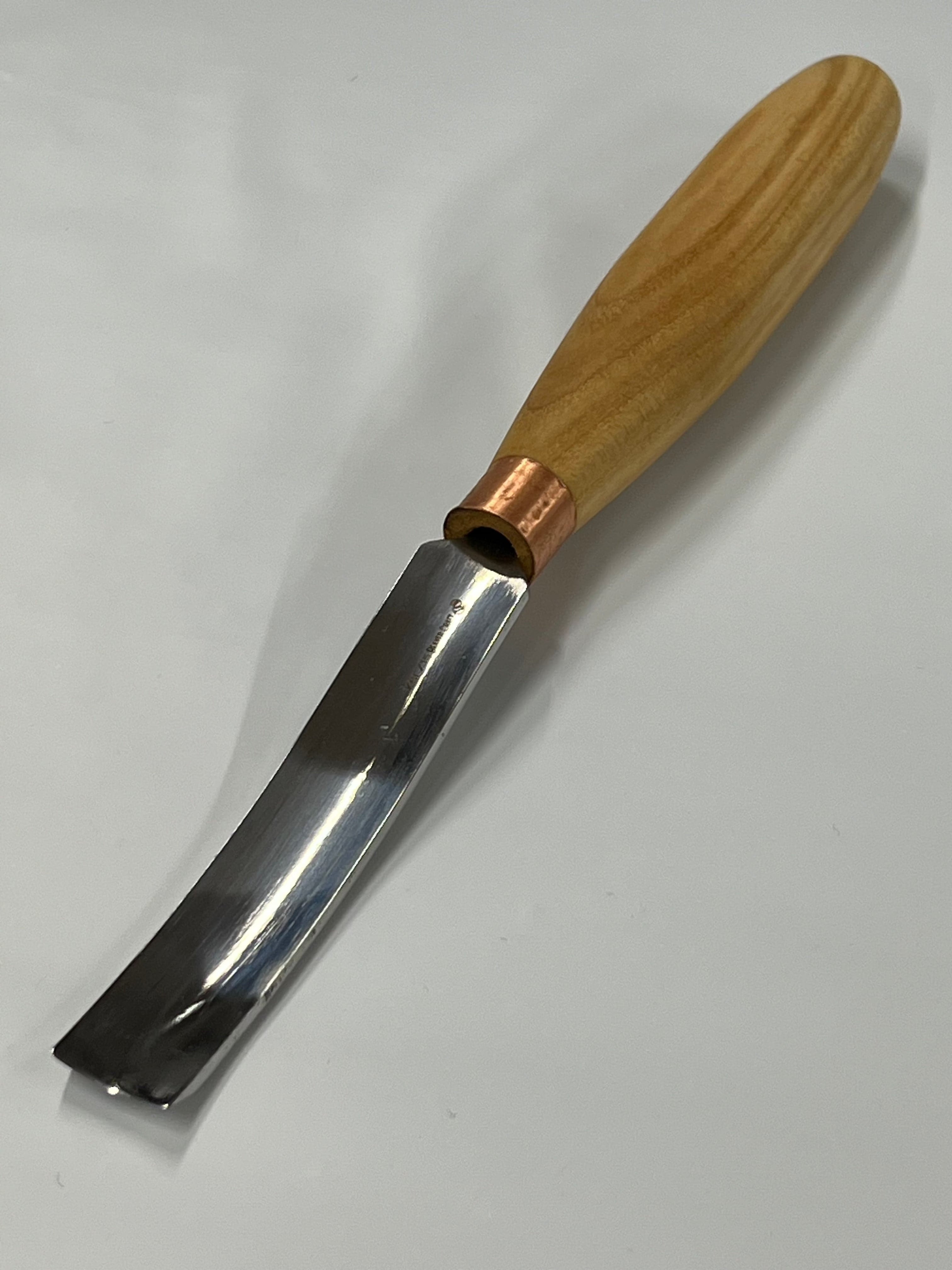 Holzbildhauer-Hohlbeitel 80x15mm gebogen K6L/15