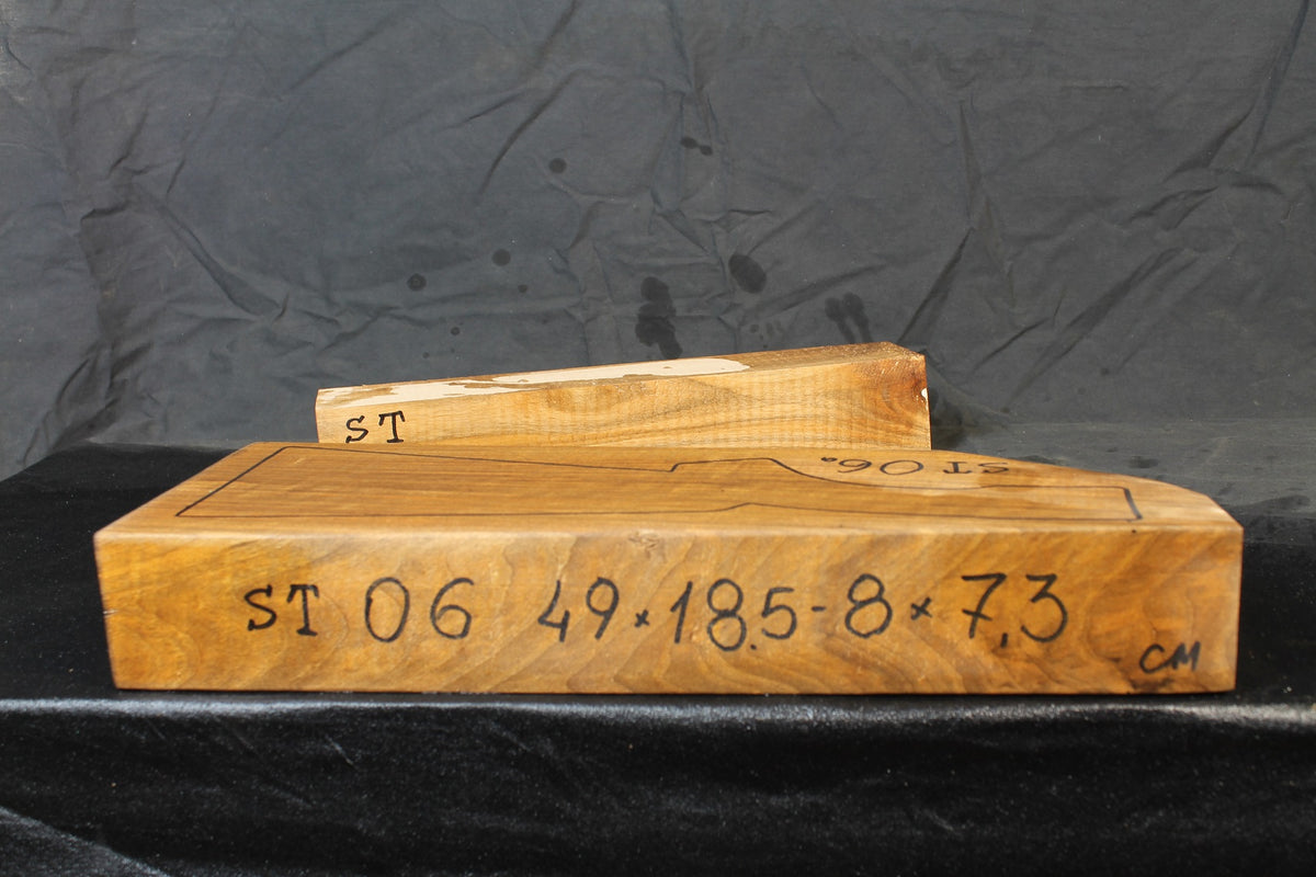 Flintholz-Rohling Türkischer Nussbaum Standard ST06