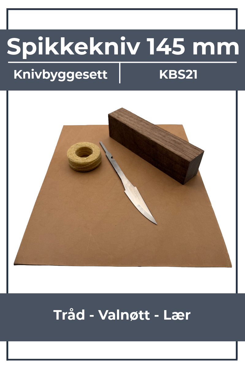 Messerbausatz KBS21 - Mora 120, Walnuss und Scheide