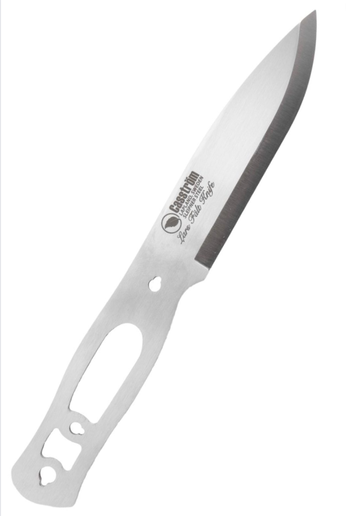 Casström Lars Fält Messer mit Lederscheide und Leder-Lanyard