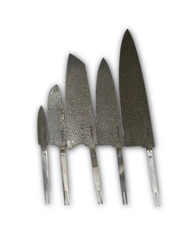 Damaszener Skandinavisches Küchenmesser