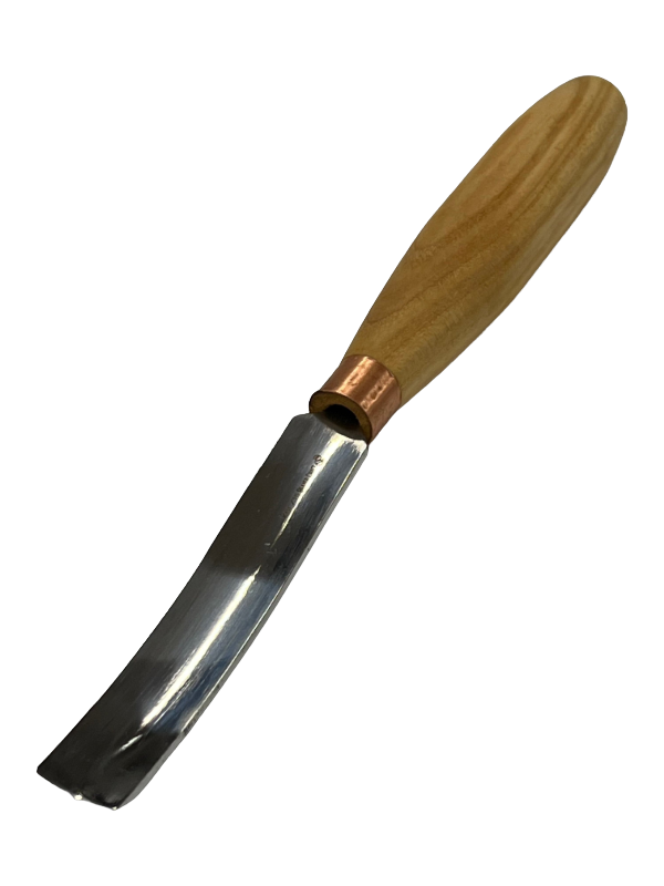 Holzbildhauer-Hohlbeitel 80x15mm gebogen K6L/15