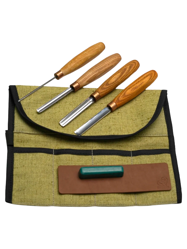 Holzbeitelsatz SC02 von Beaver Craft, 4-teilig