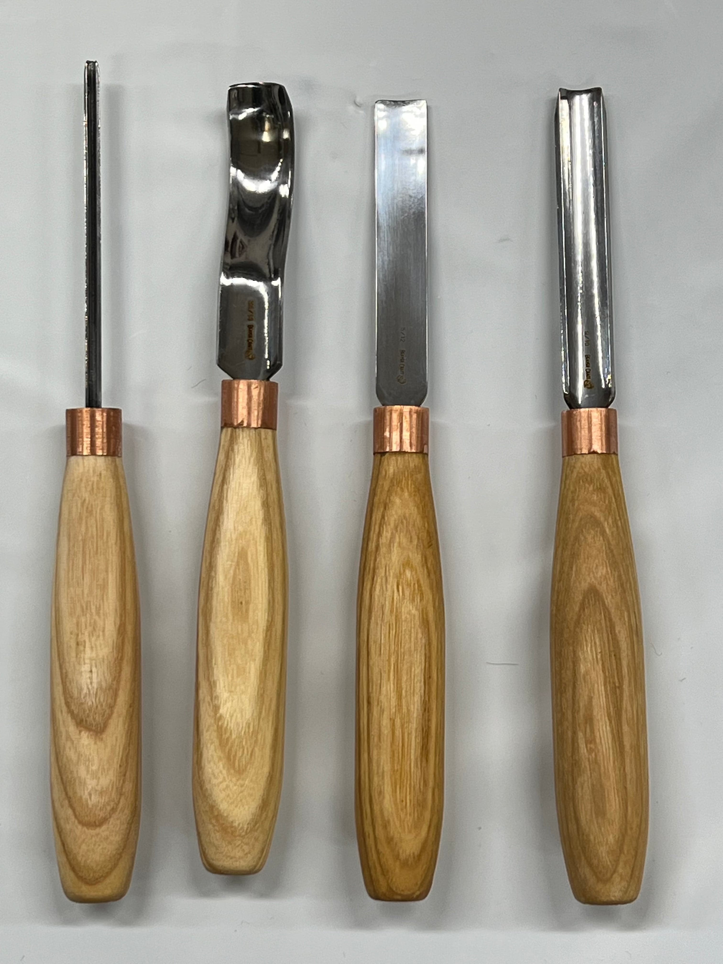 Holzschnitzbeitel-Set SC01 von Beaver Craft, 4-teilig