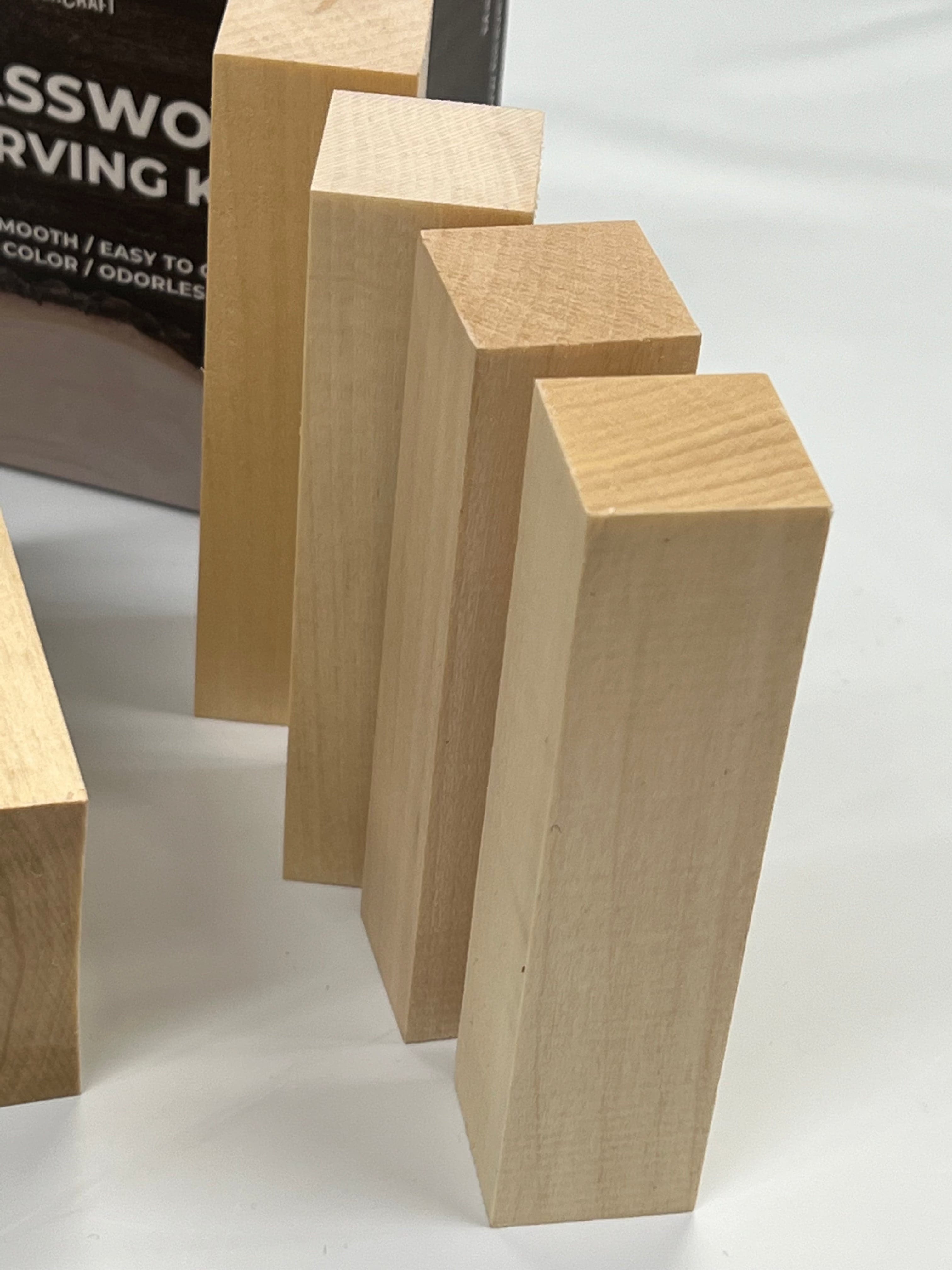 Lindenholz-Schnitzrohlinge BW5 5er-Pack von Beaver Craft