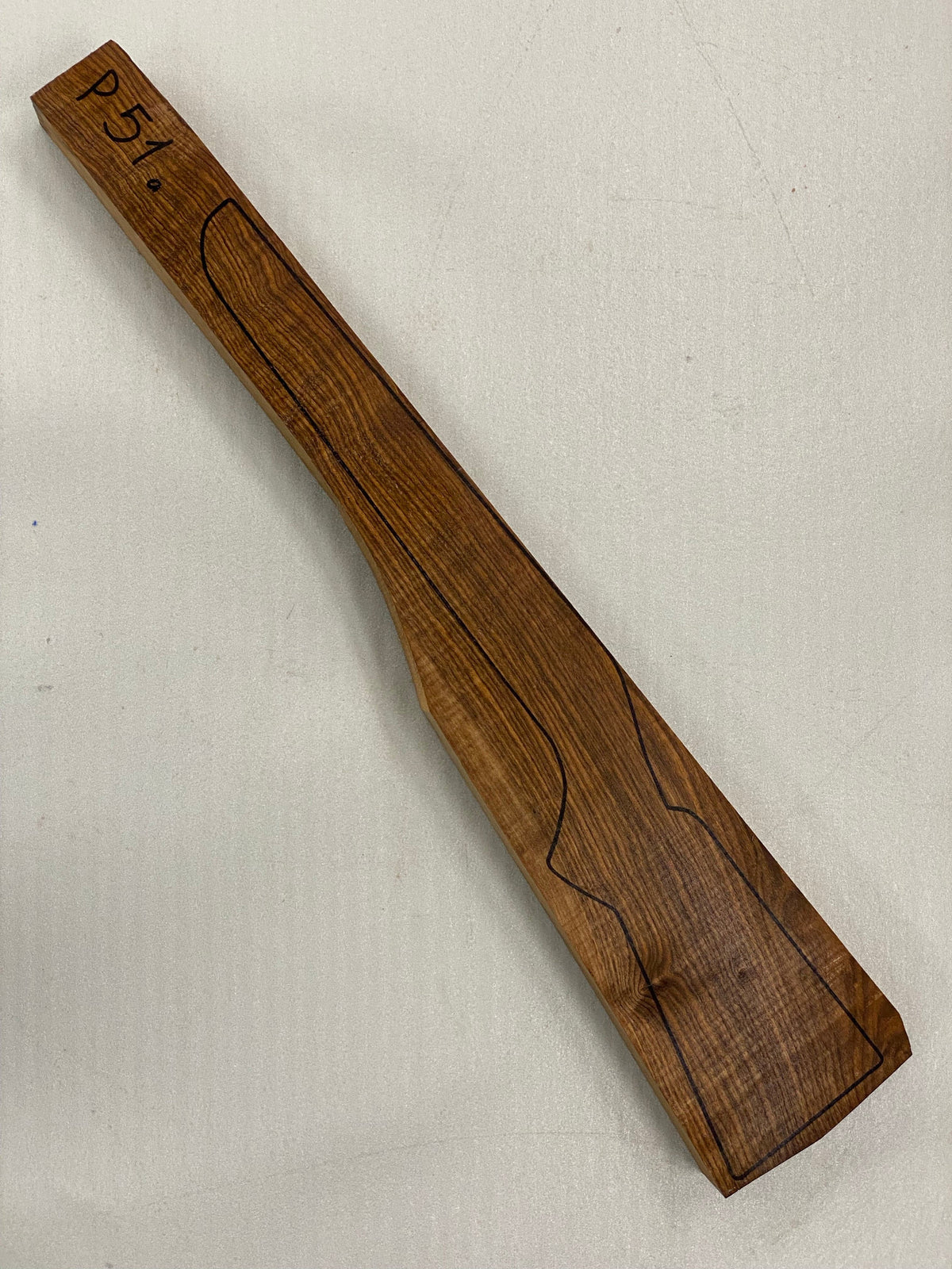 Gewehrschaftrohling Türkischer Walnuss Grad 3 P-51