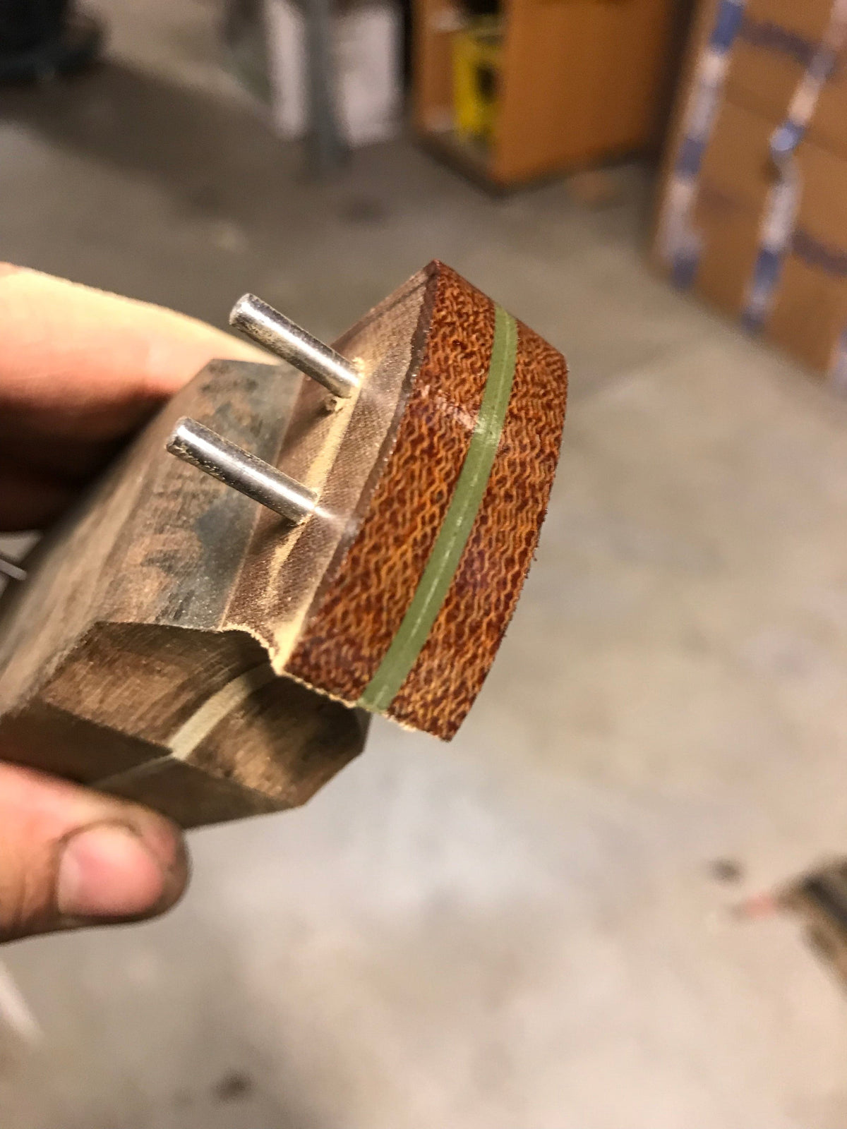 Micarta-Platte Griffmaterial