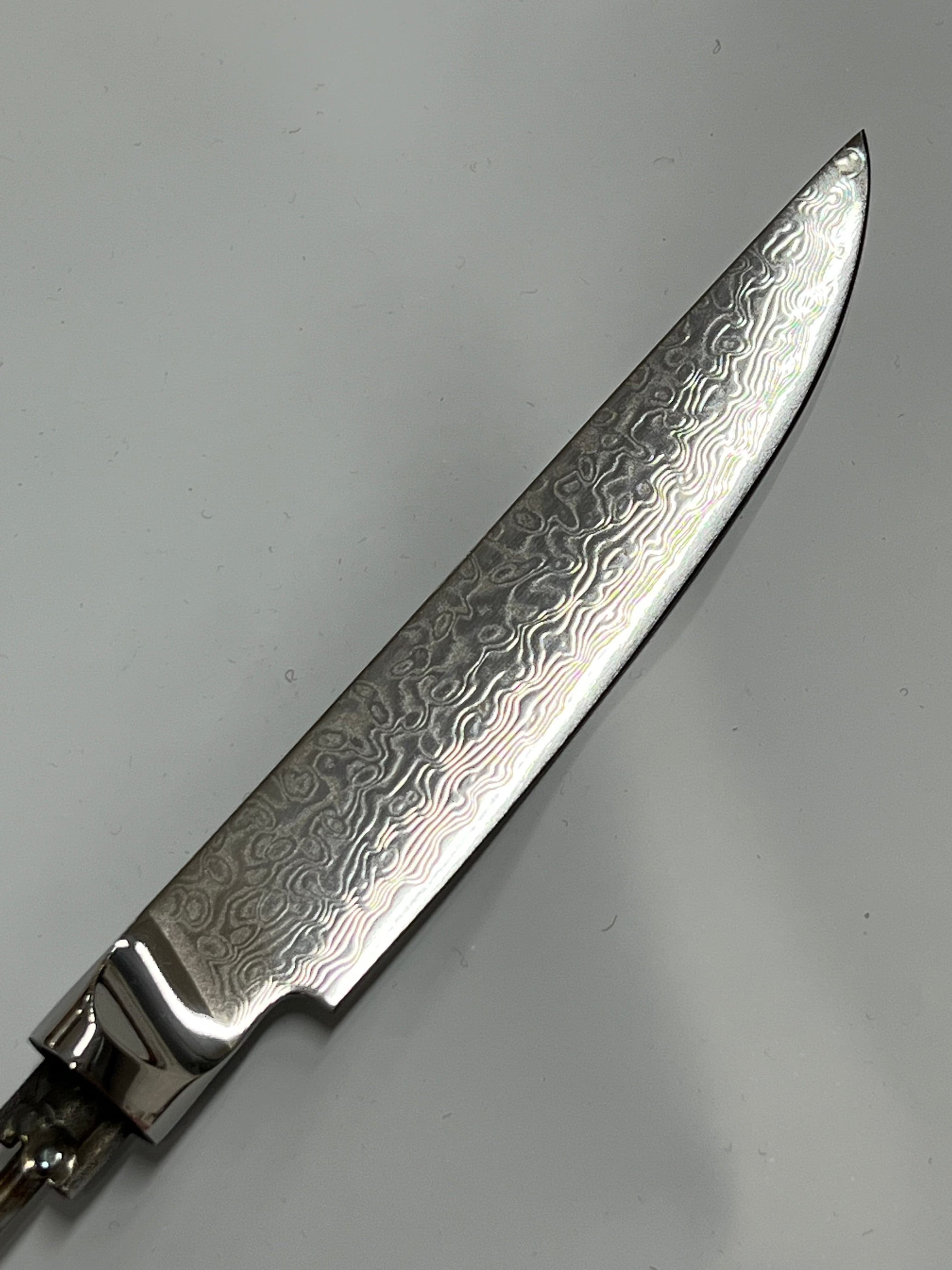 Steakmesserklinge 5" (141 mm) - VG10 Damast-Kochmesser