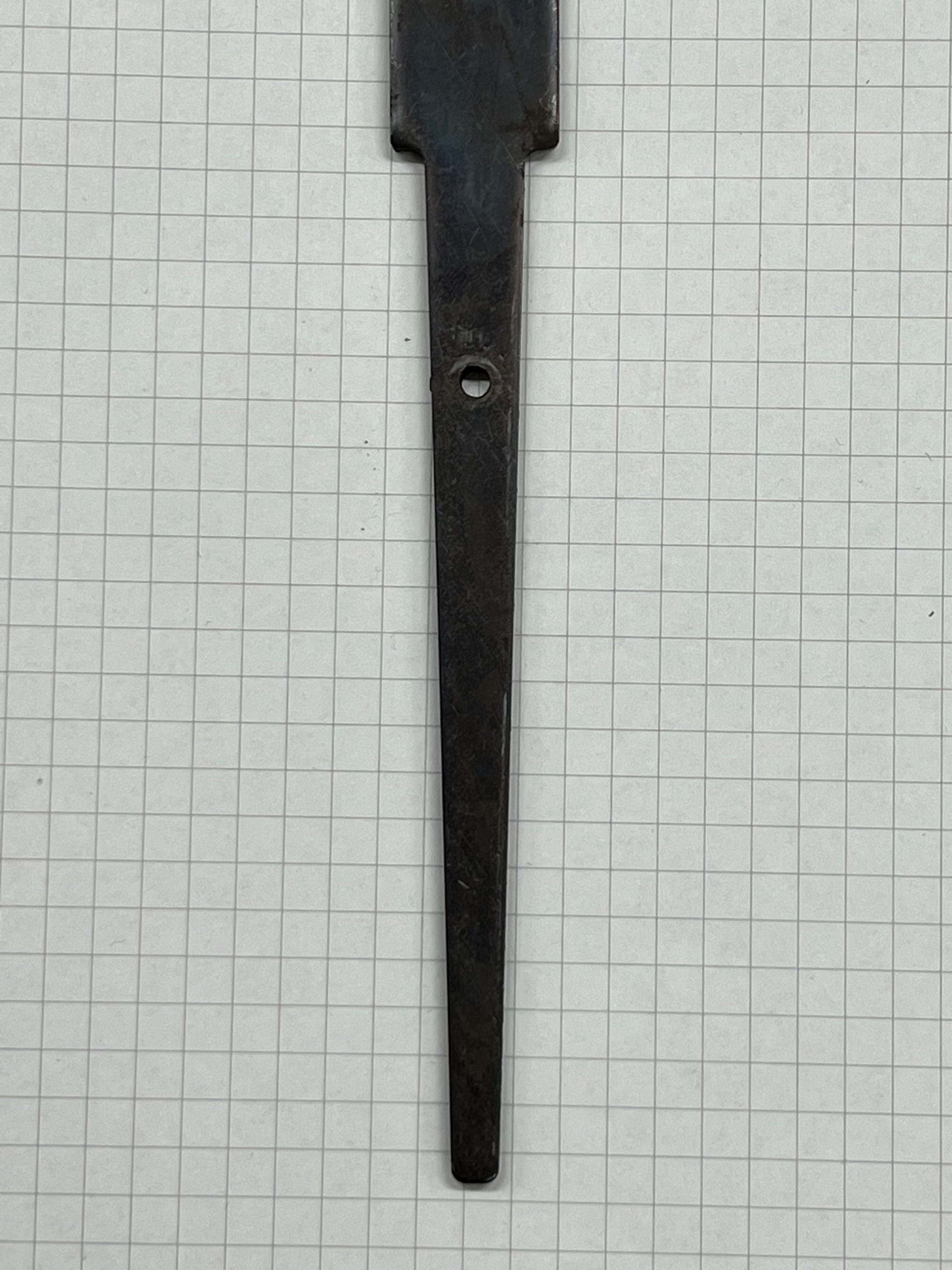 Klingenrohling 90 mm fertig gehärtet ungeschliffen