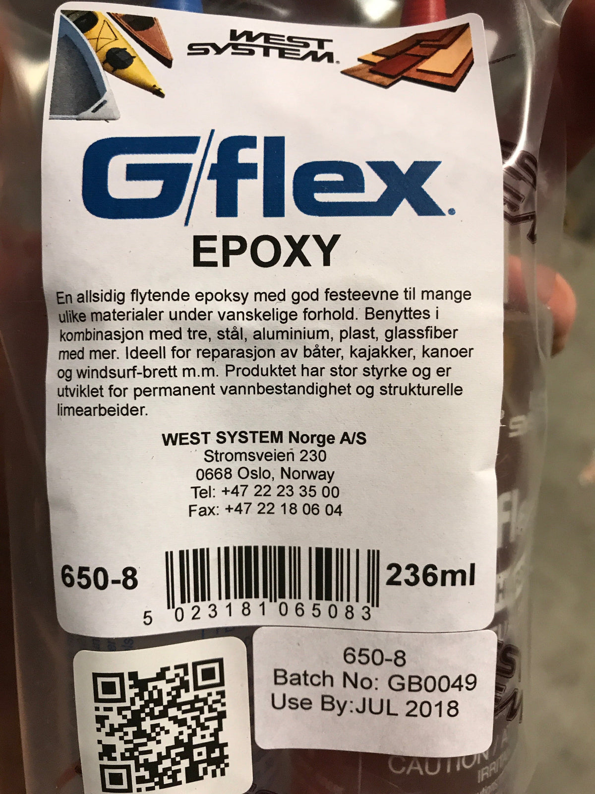 G/flex 650 Wasserbeständiges, stoßfestes Epoxidharz