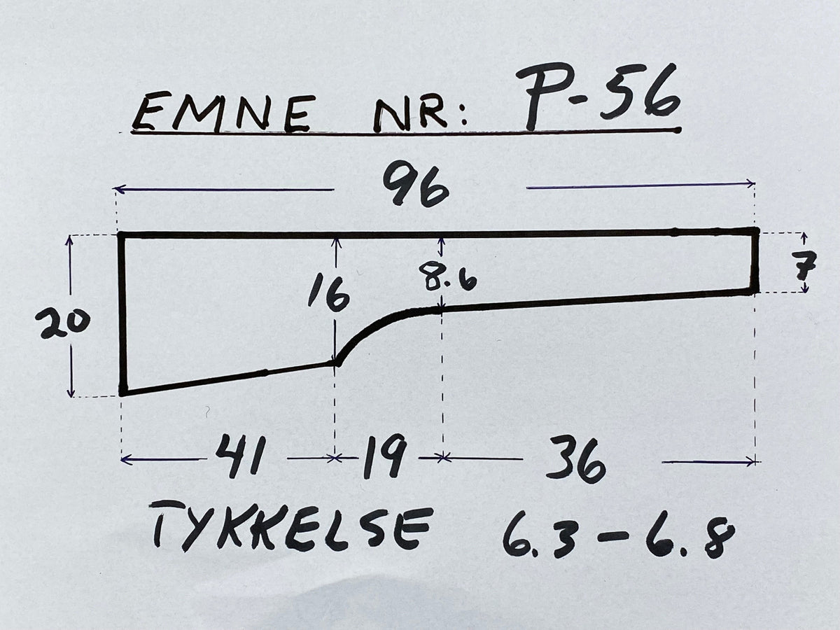 Gewehrschaftrohling Türkischer Nussbaum Grad 3 P-56