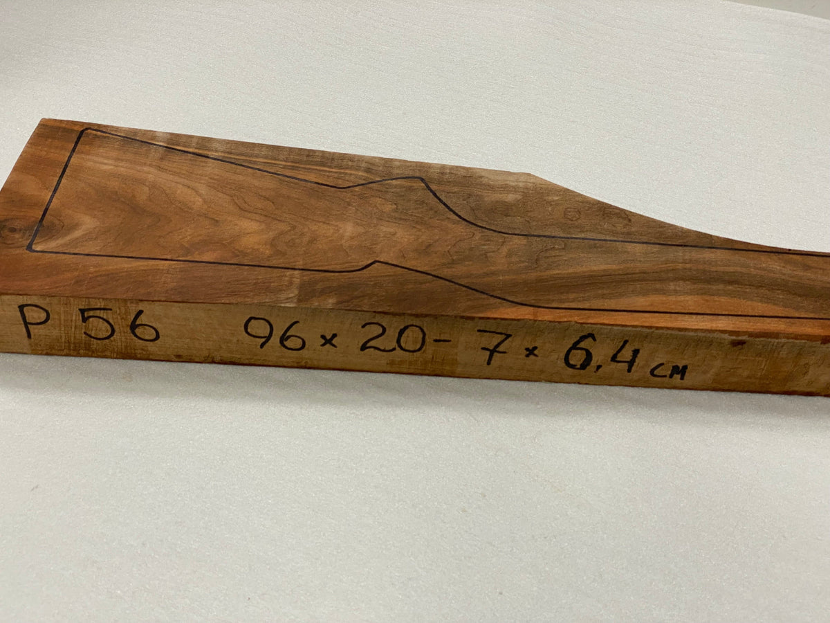 Gewehrschaftrohling Türkischer Nussbaum Grad 3 P-56