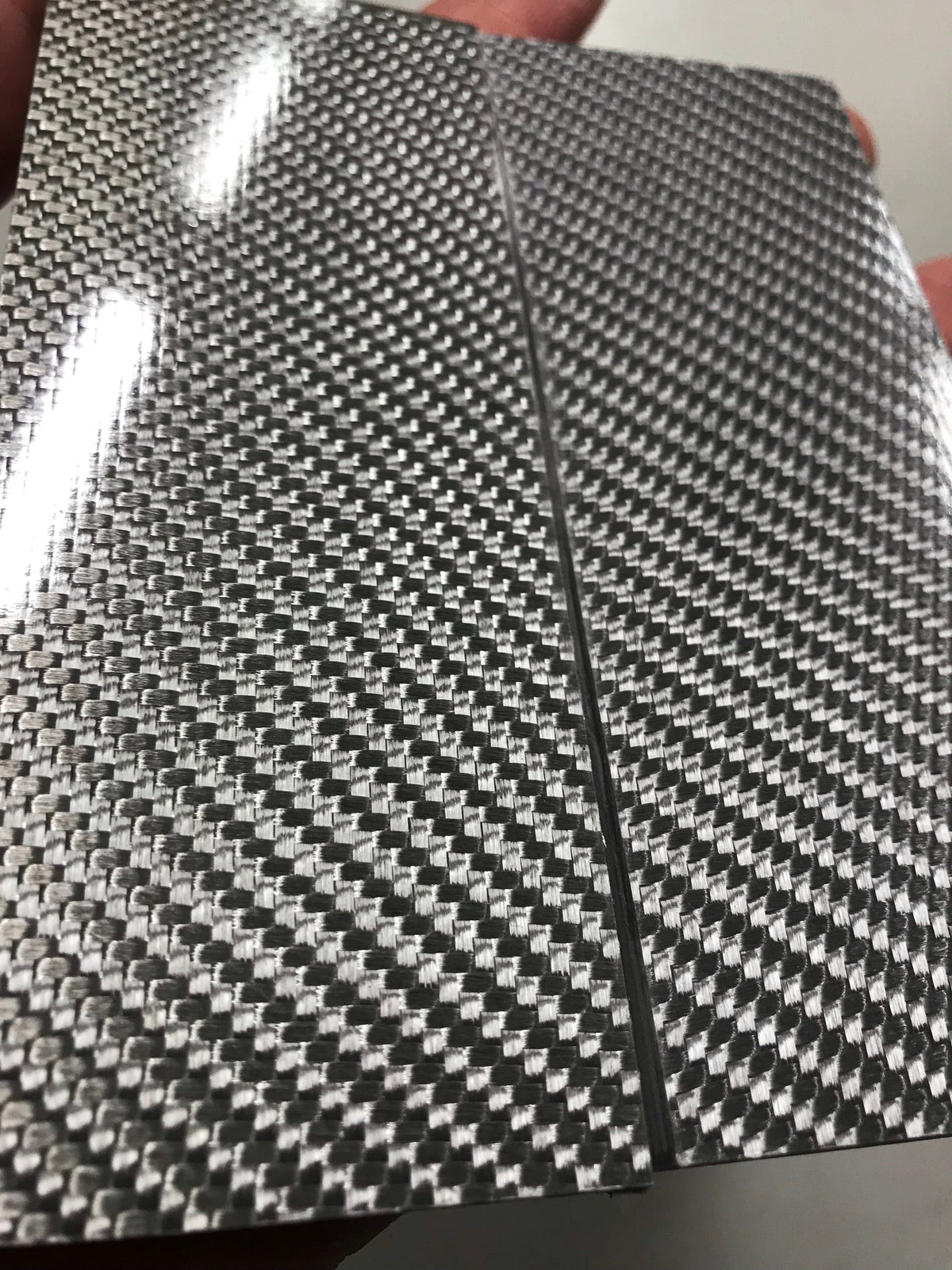 Silber-Twill-Platte