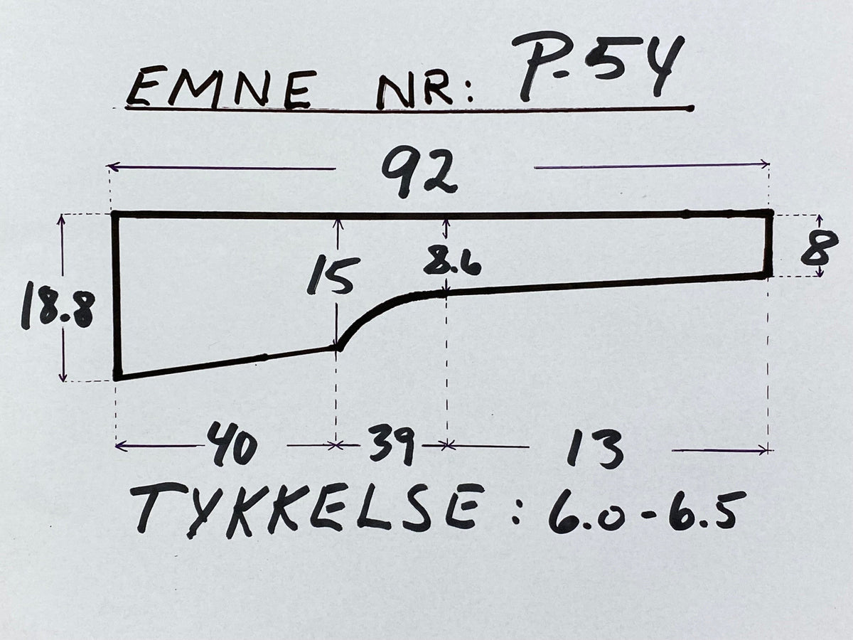 Gewehrschaftrohling Türkischer Walnuss Grad 4 P-54