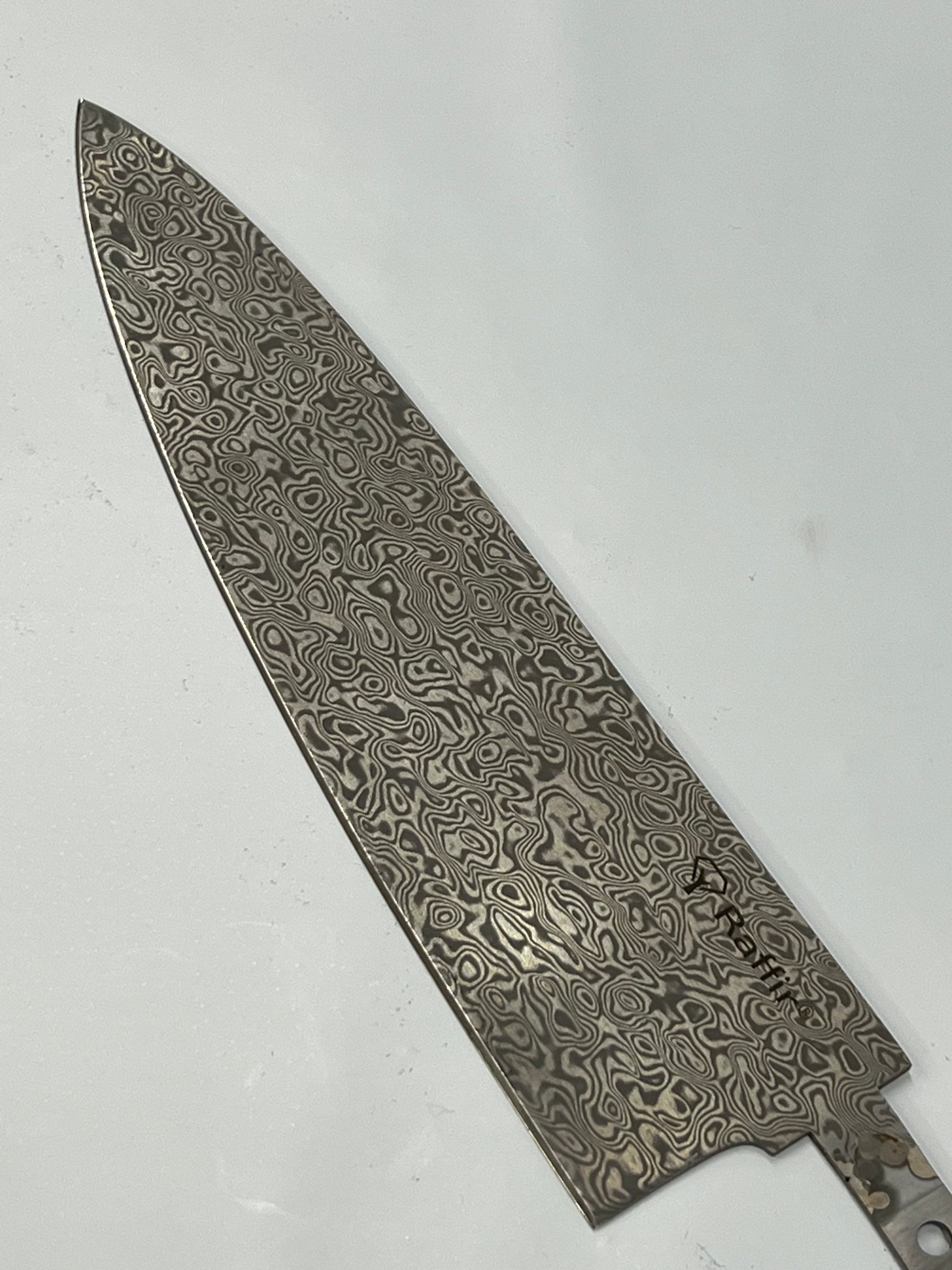 Damaszener Skandinavisches Küchenmesser