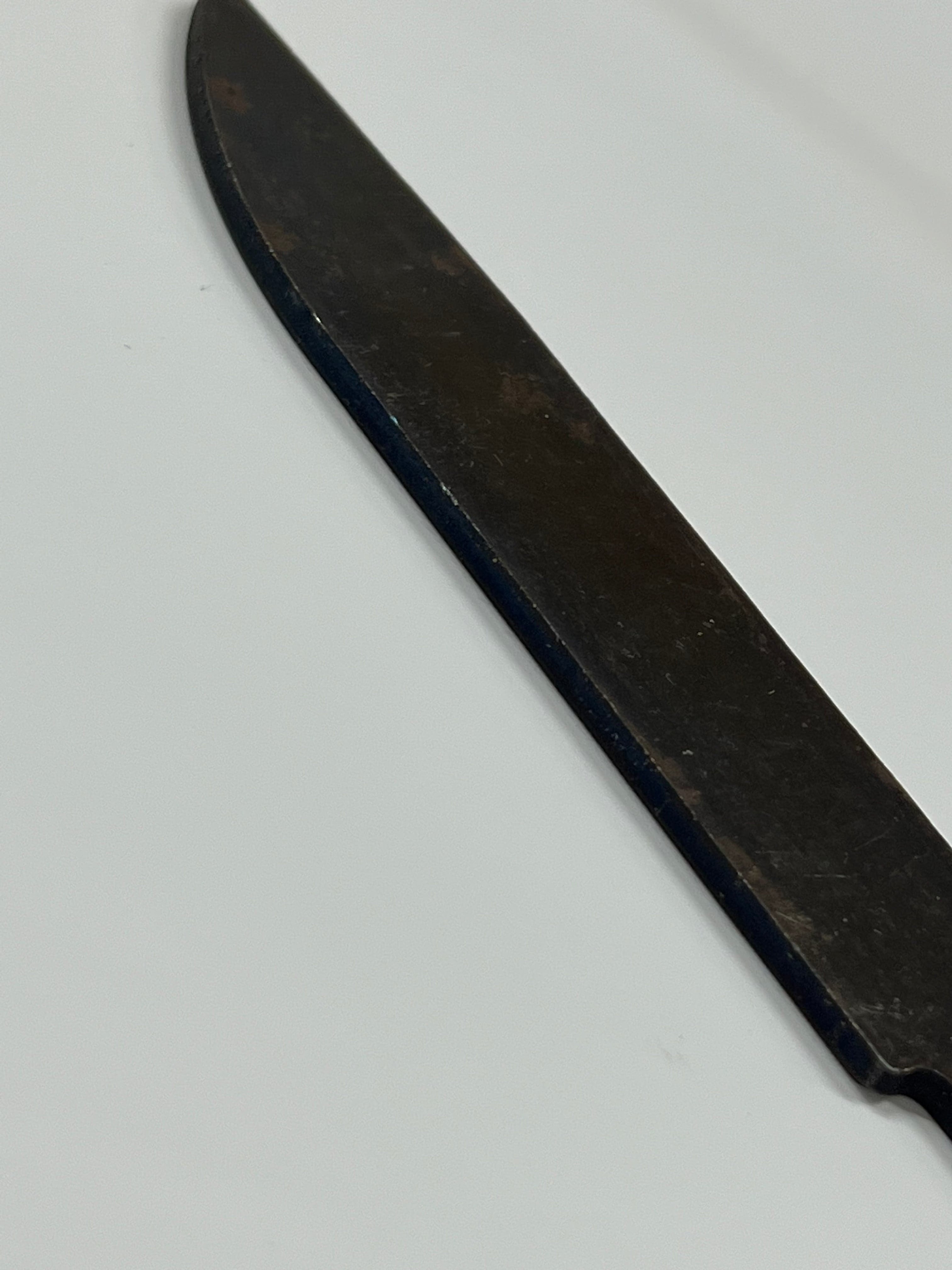 Klingenrohling 90 mm fertig gehärtet ungeschliffen