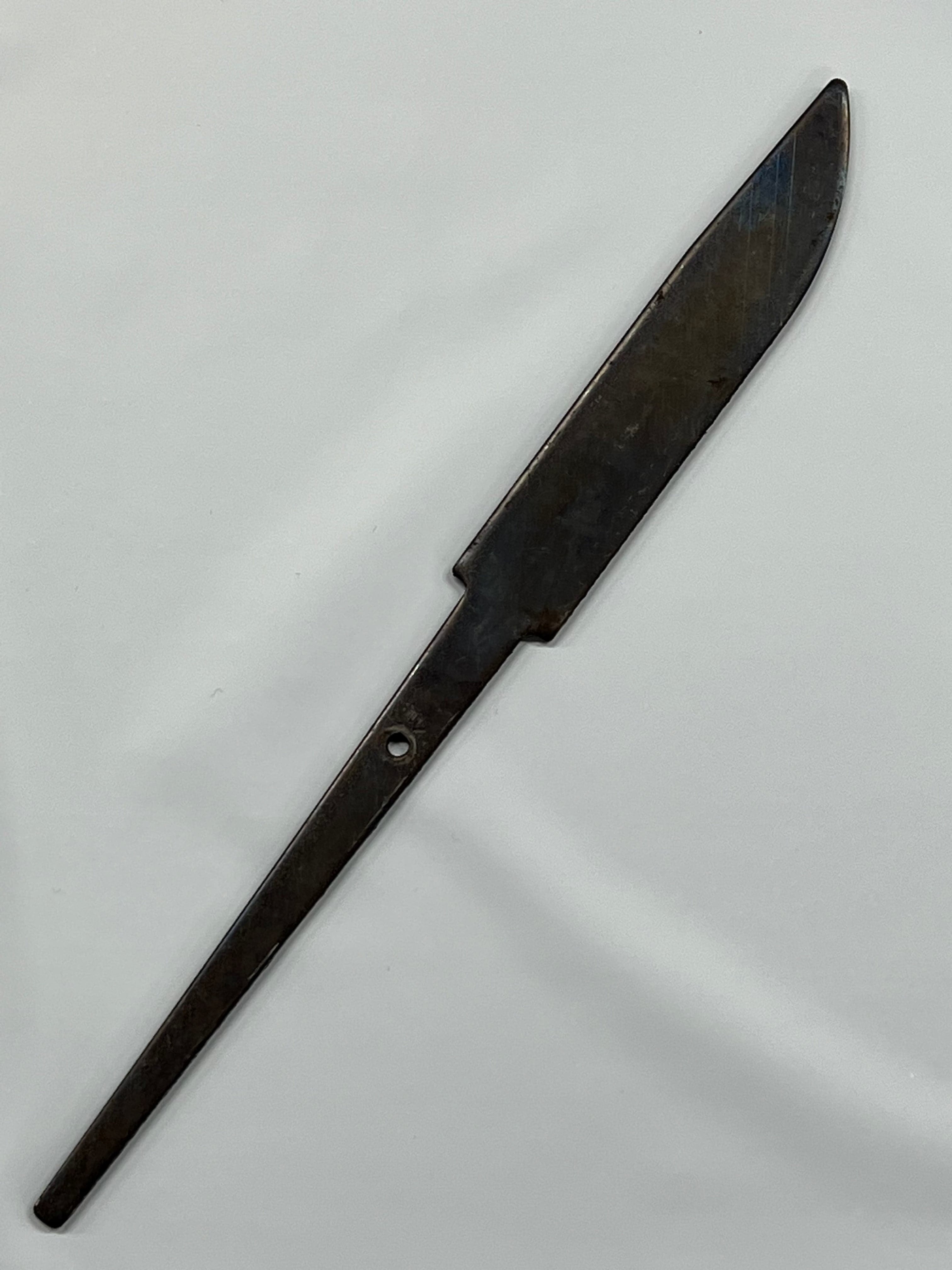Klingenrohling 90 mm fertig gehärtet ungeschliffen