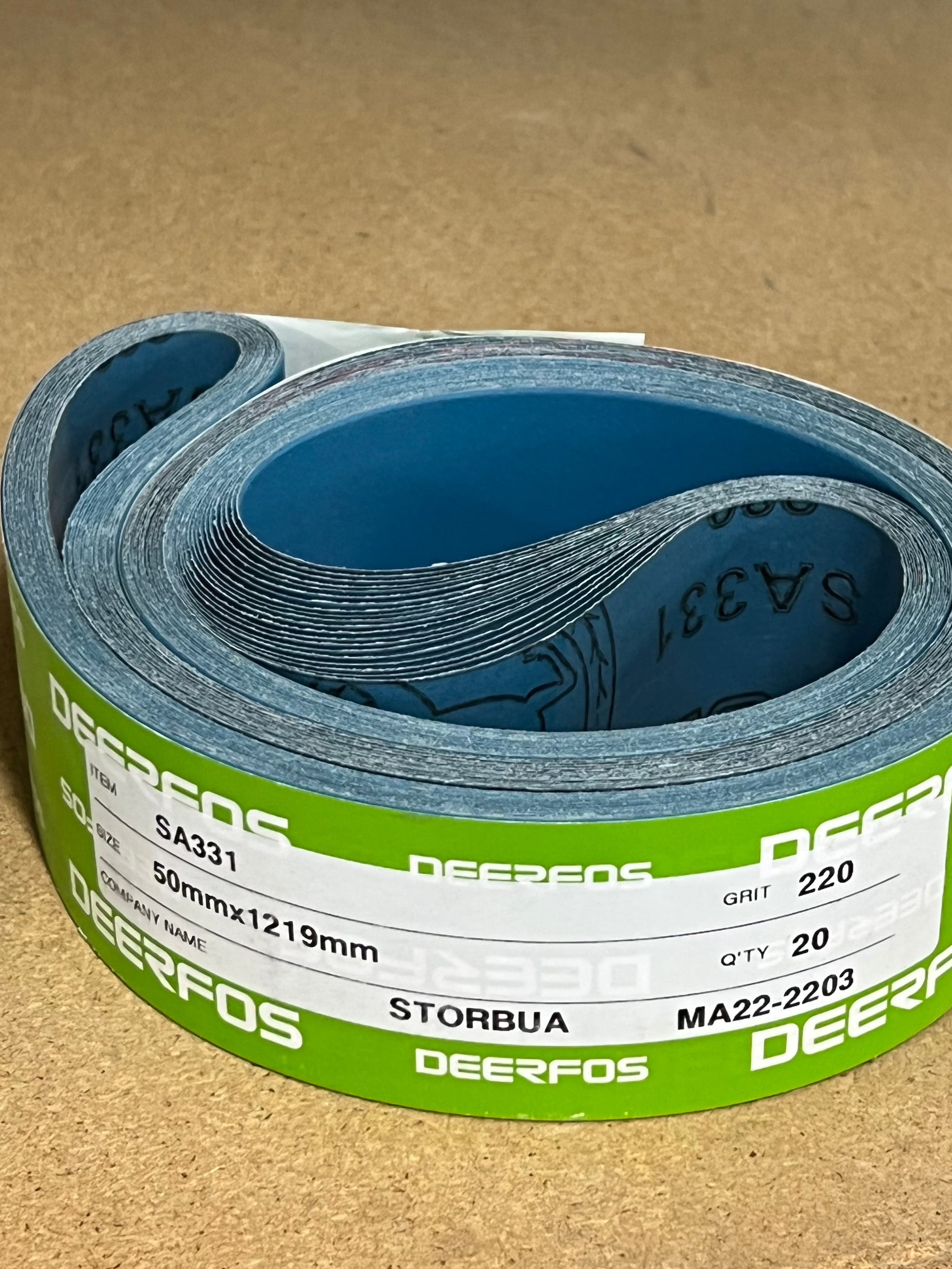 Schleifband 2x48" (50x1219 mm)
