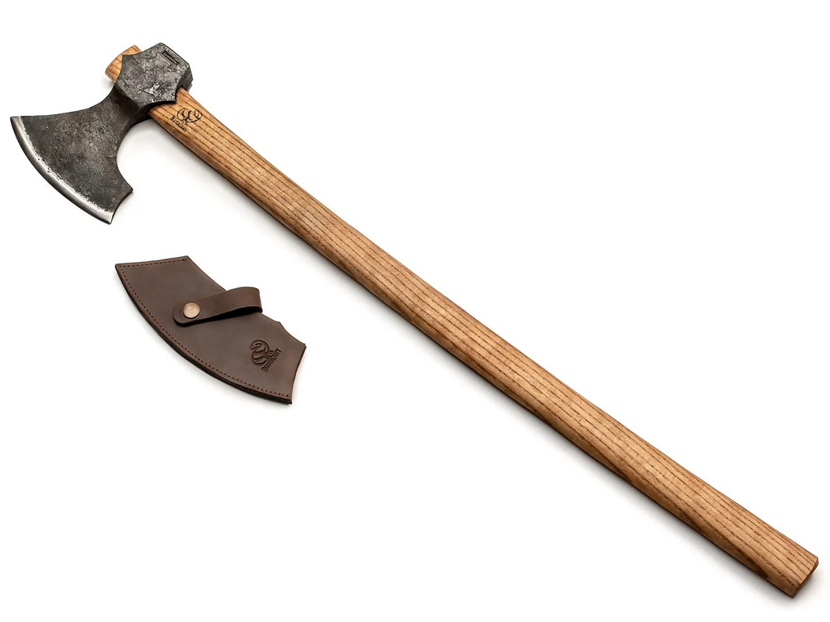 Axt mit Schneidenschutz AX5 Spaltaxt Wikinger