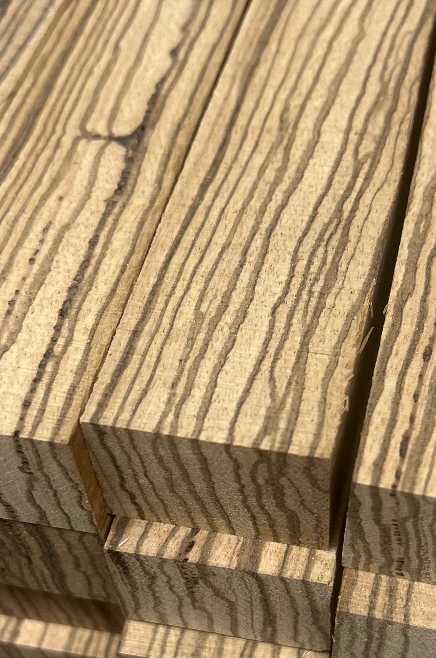 Messergriffrohling aus Holz
