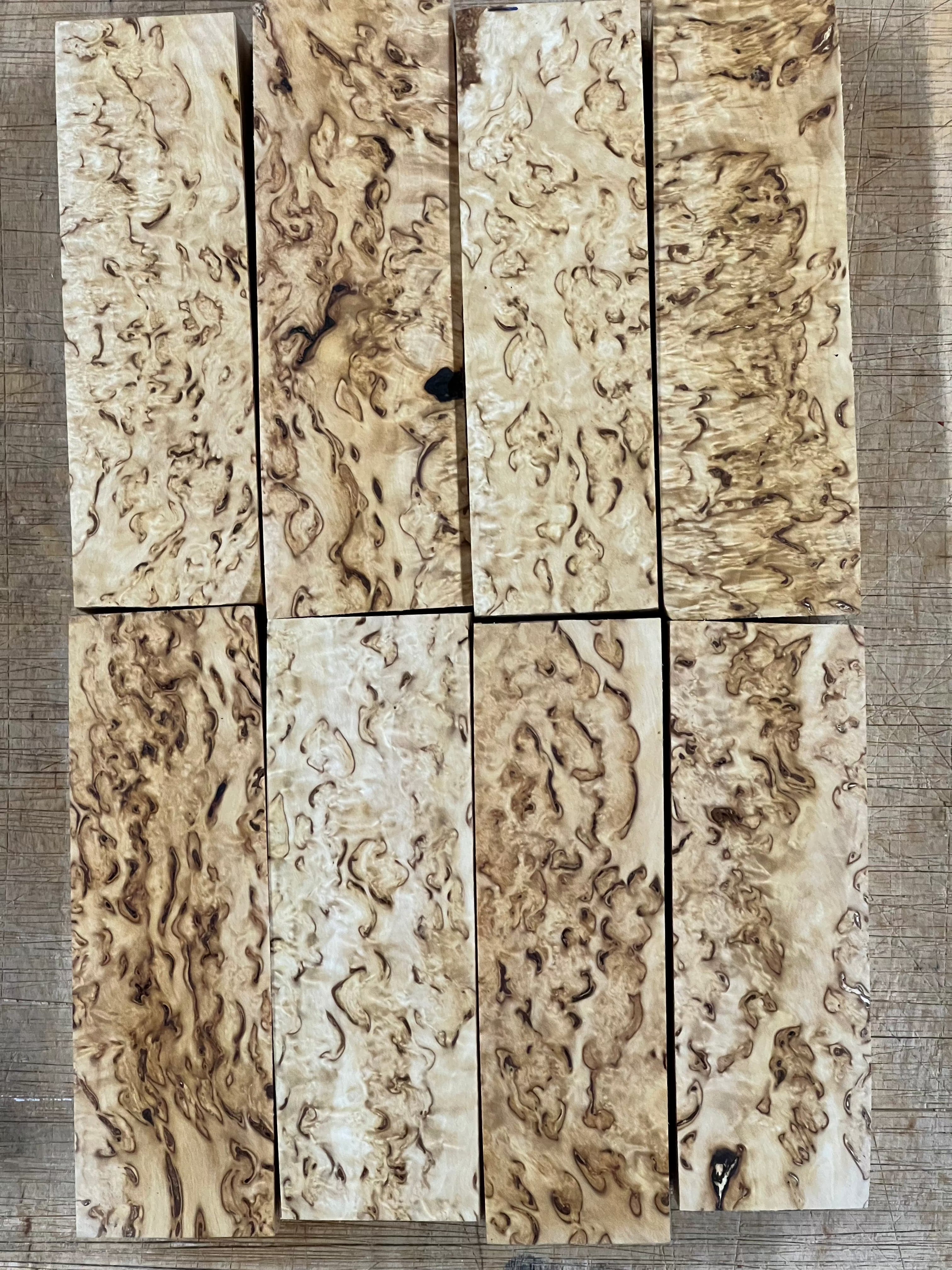 Naturbelassenes Waldbirken-Maserholz ca. 30x40x120