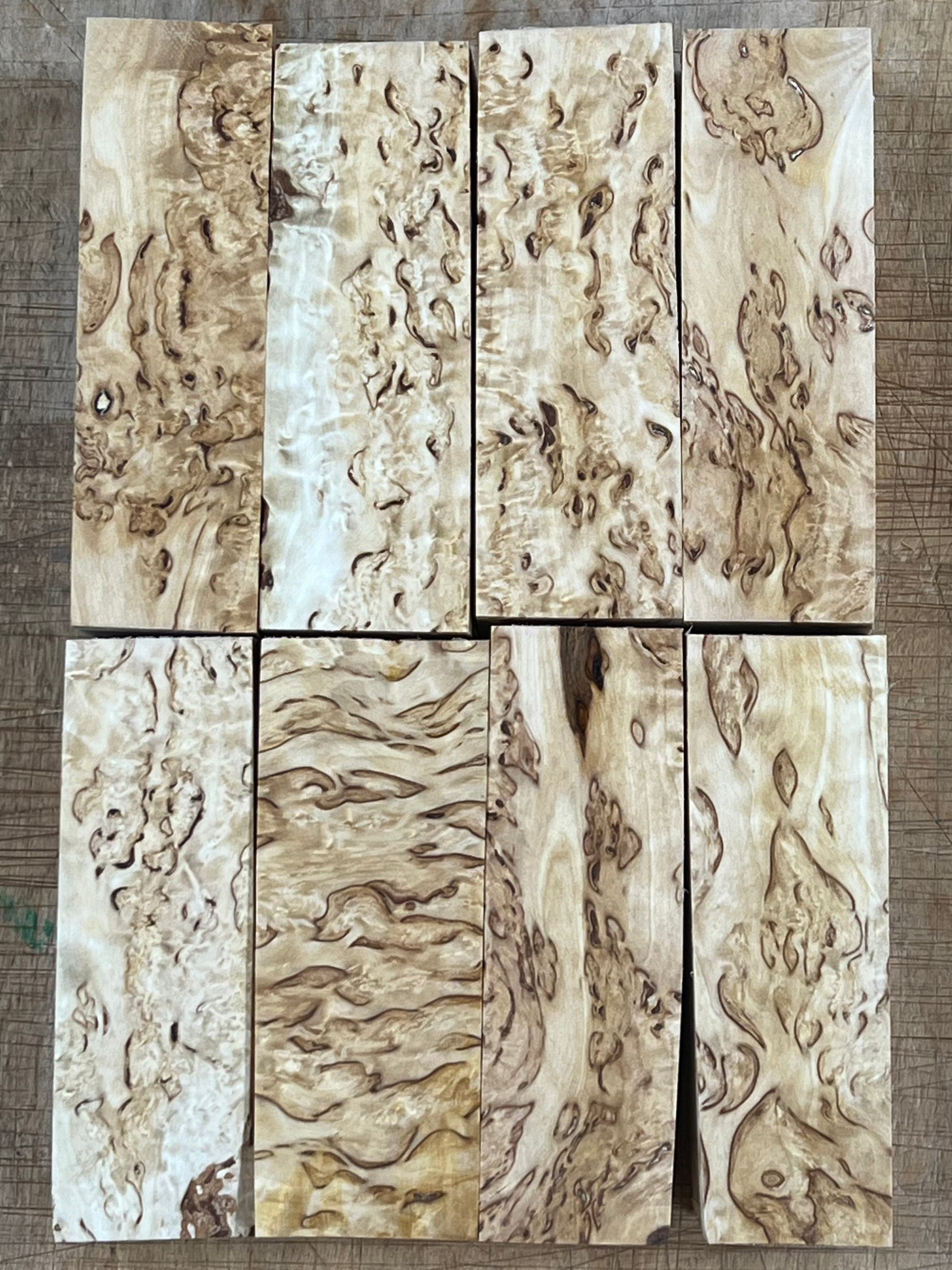 Naturbelassenes Waldbirken-Maserholz ca. 30x40x120