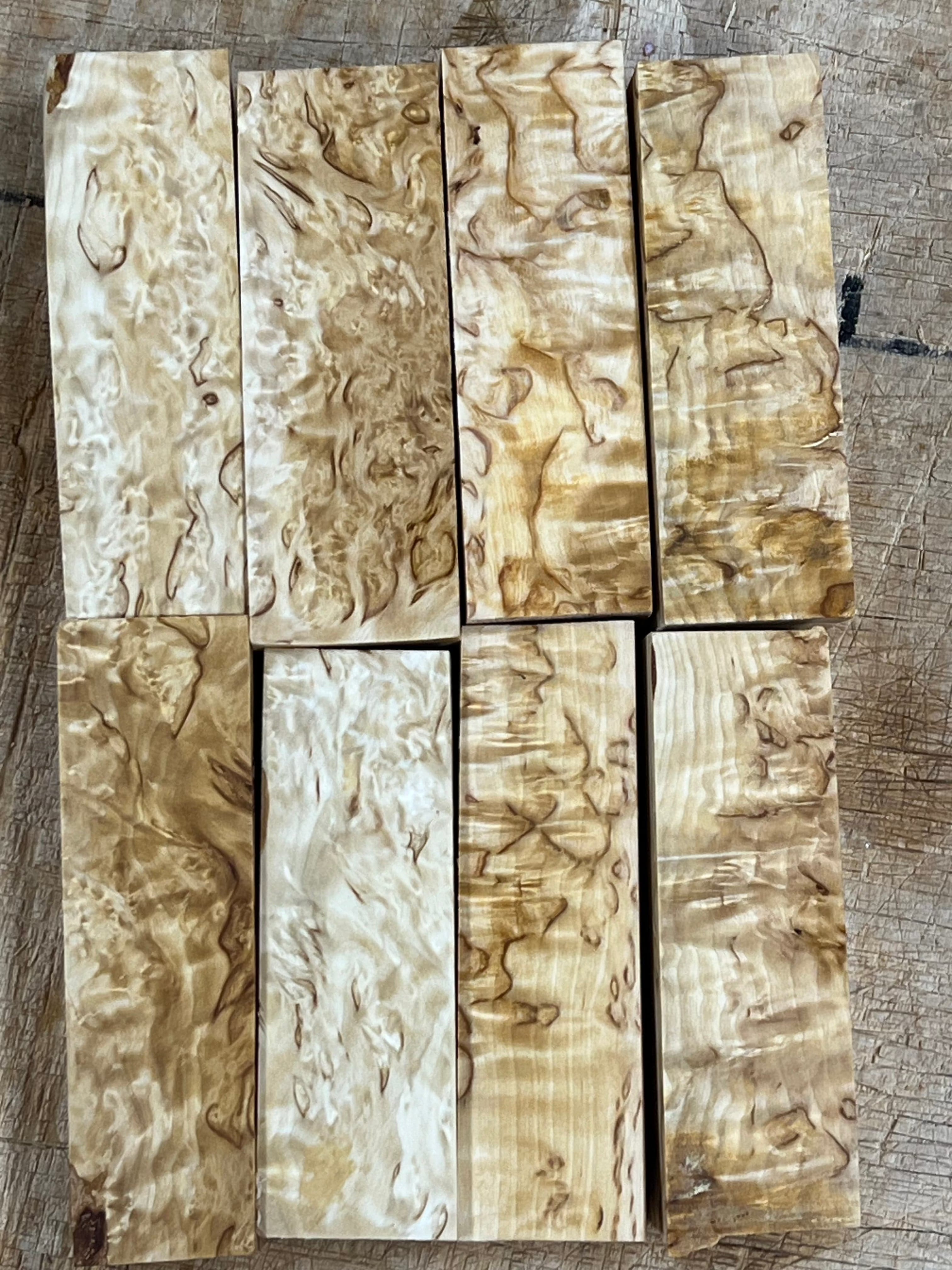 Naturbelassenes Waldbirken-Maserholz ca. 30x40x120