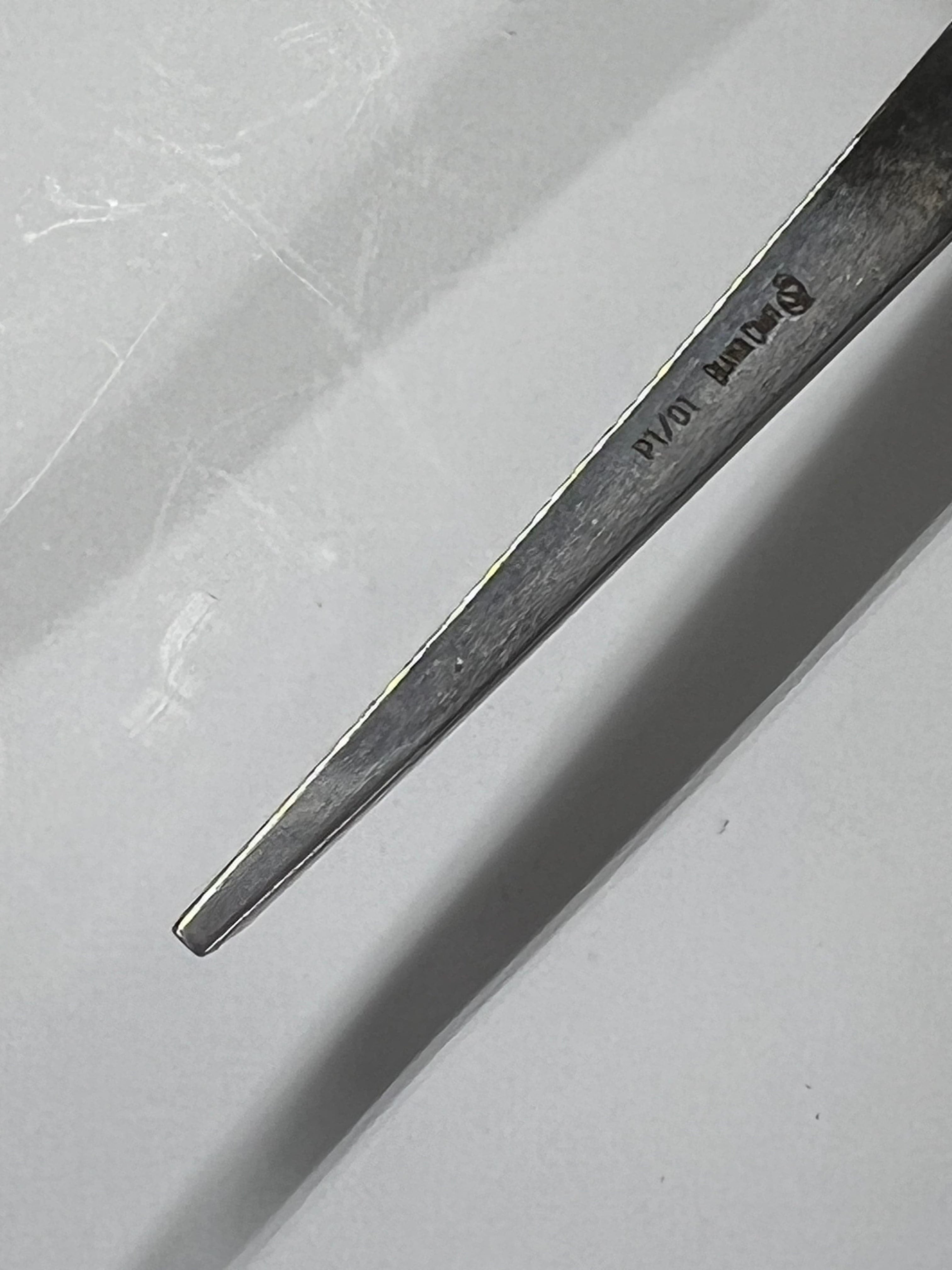 Holzeisen 75x1 mm, gerade flache Meißel P1/01 mit Kugelheft
