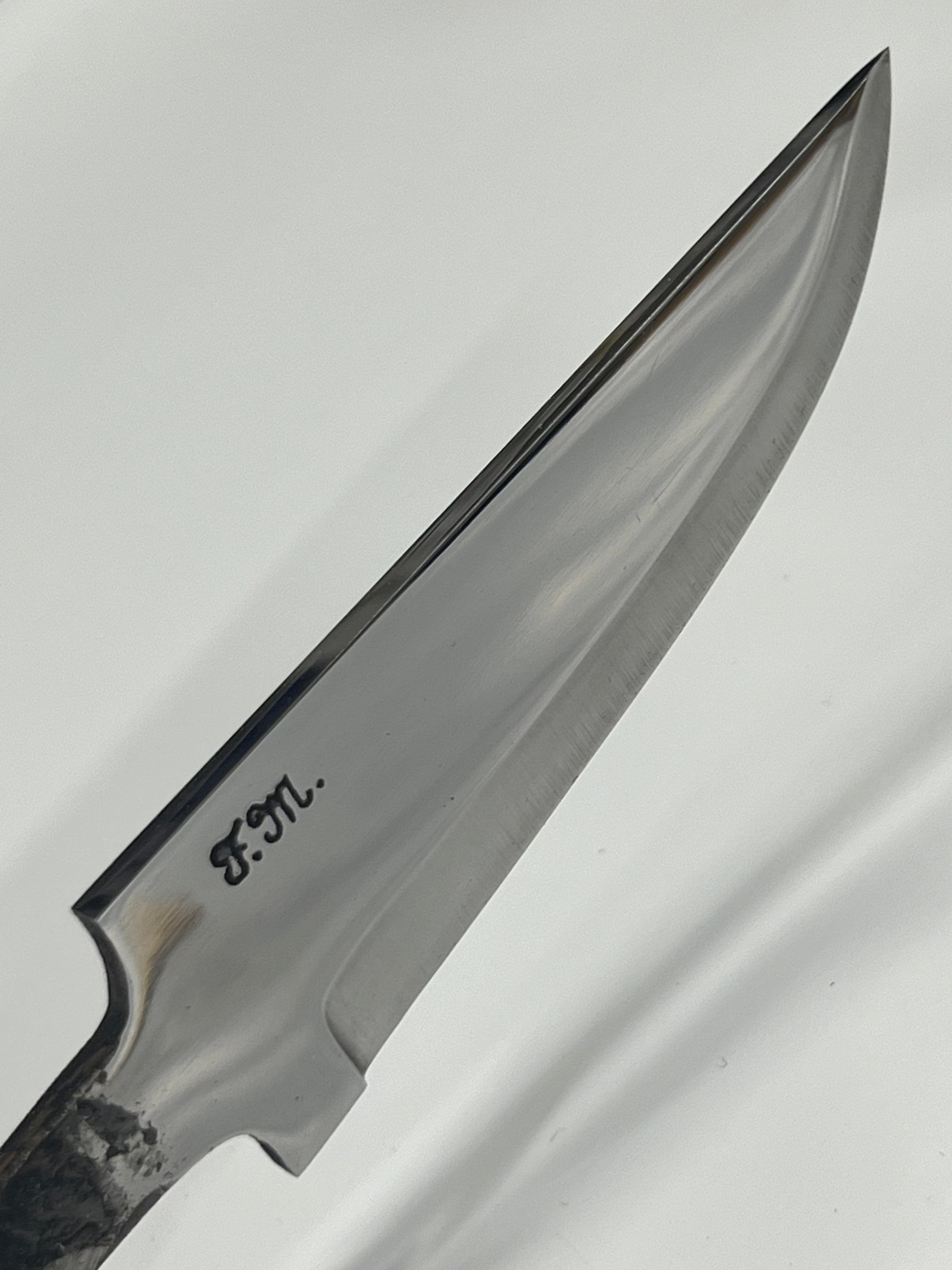 Handgeschmiedete Messerklinge Frode Misund 95 mm