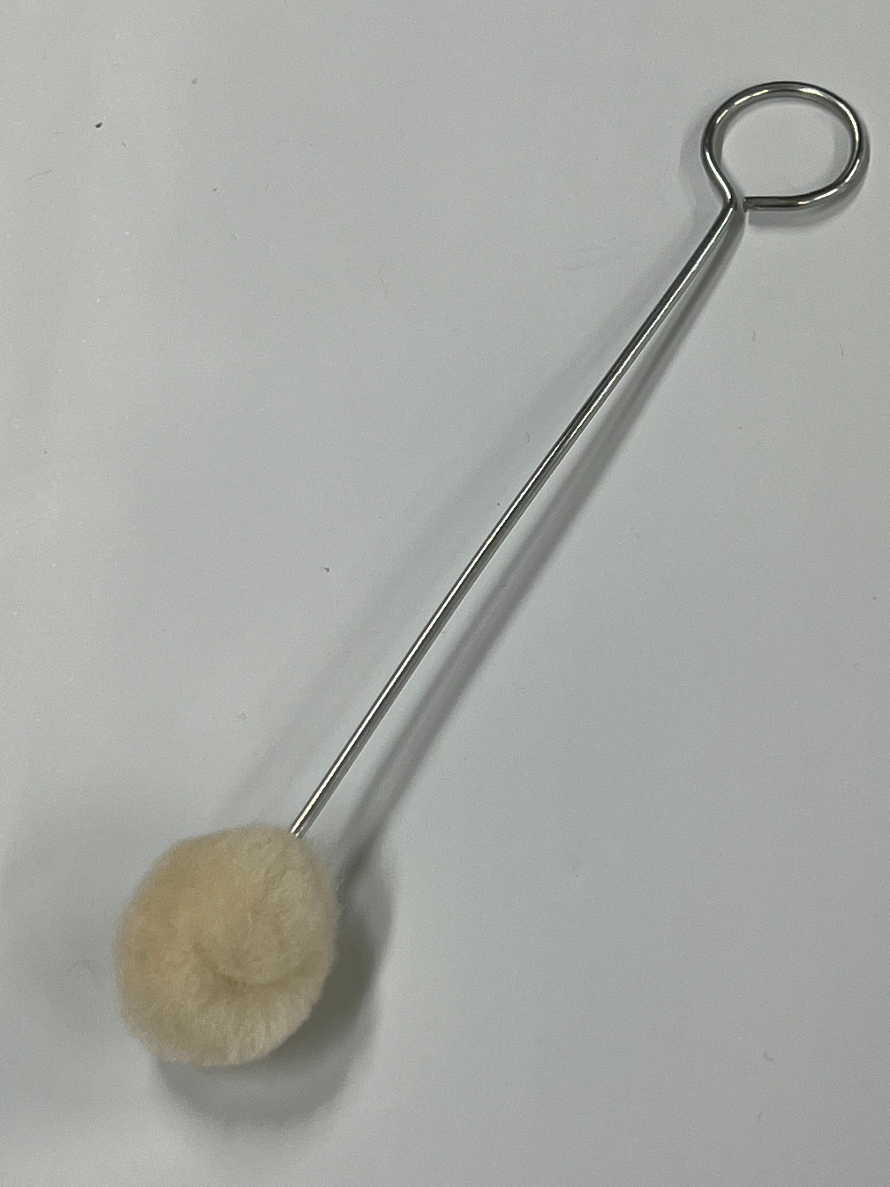 Wollpinsel 20 mm zum Färben von Leder (10er-Pack)