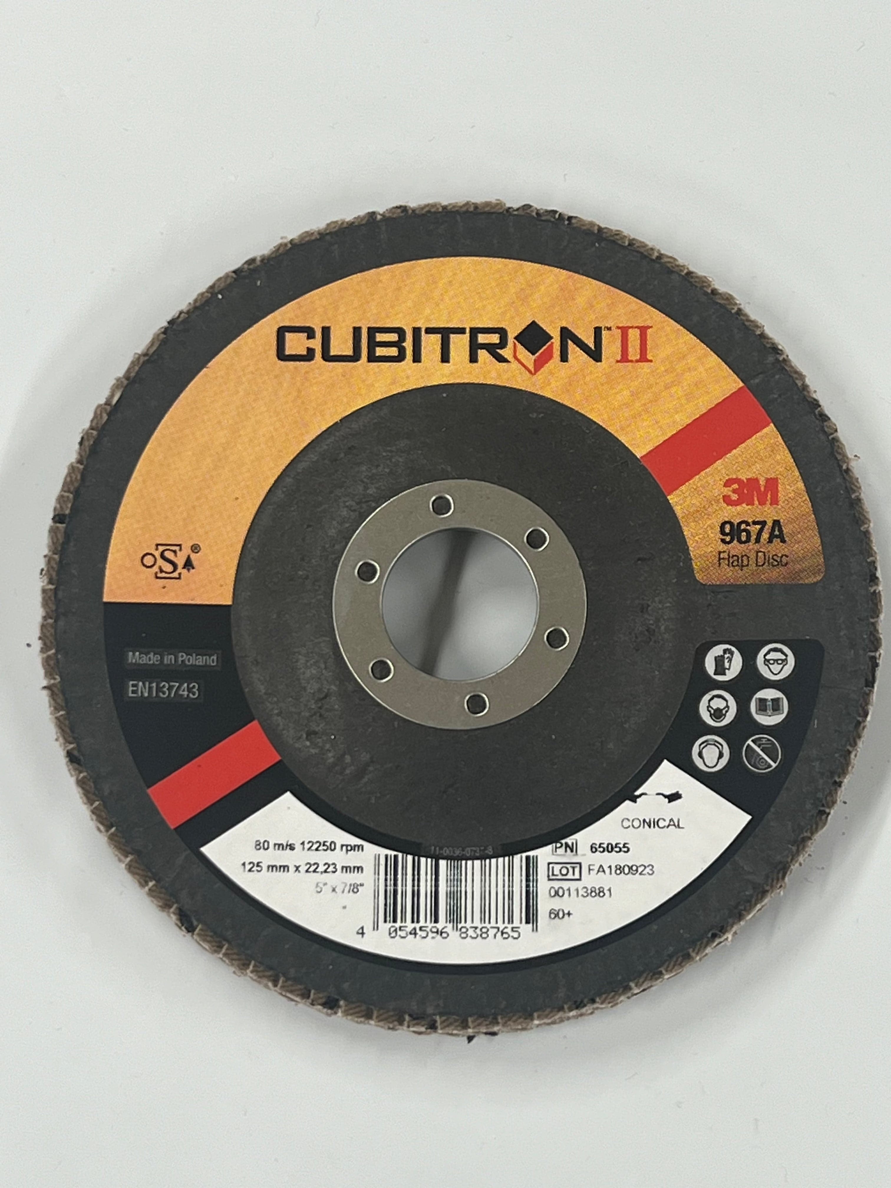 3M Cubitron II 967A Fächerscheibe 125 mm P60+