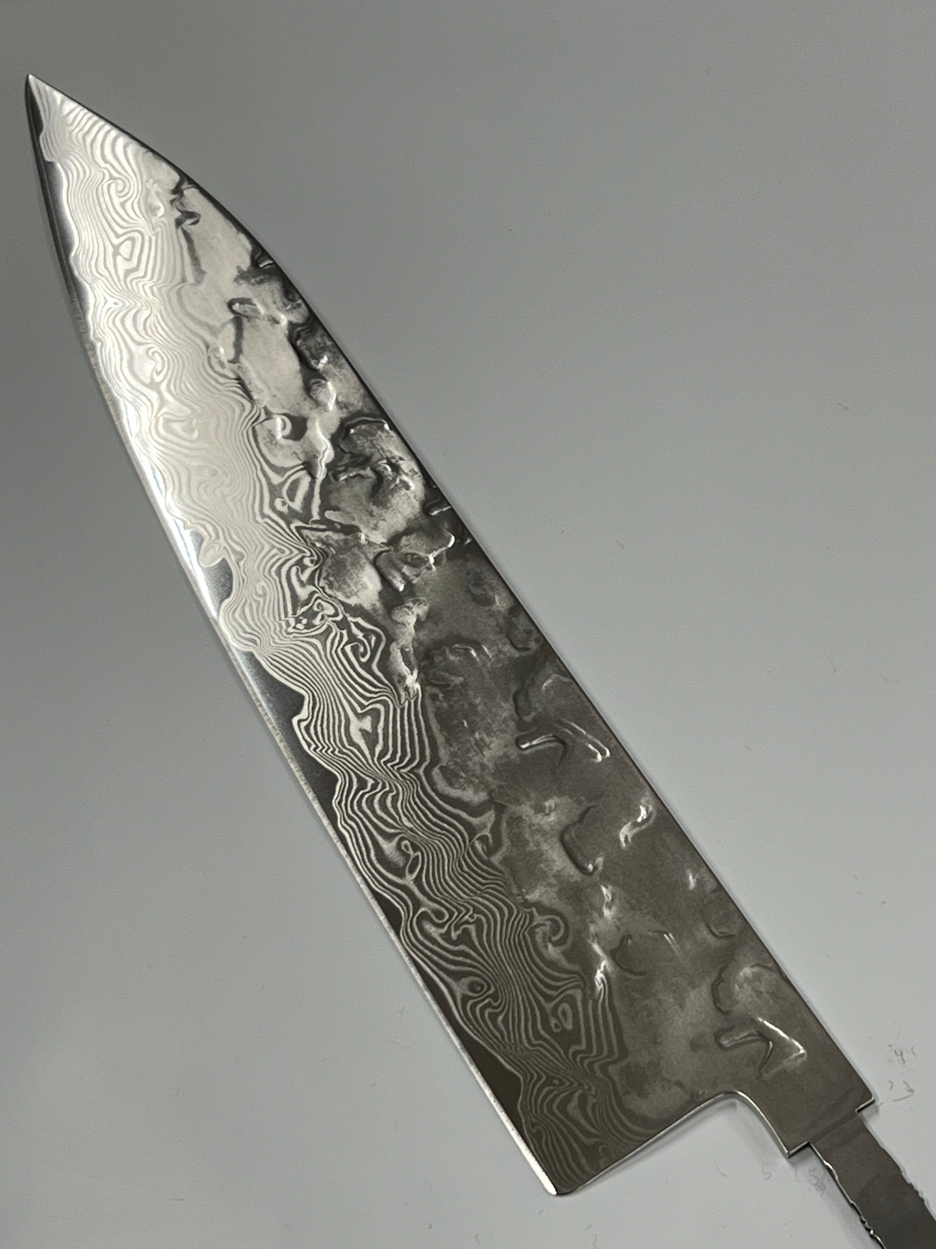 Kochmesser 200mm VG-10 poliert Brute de Forge Damast