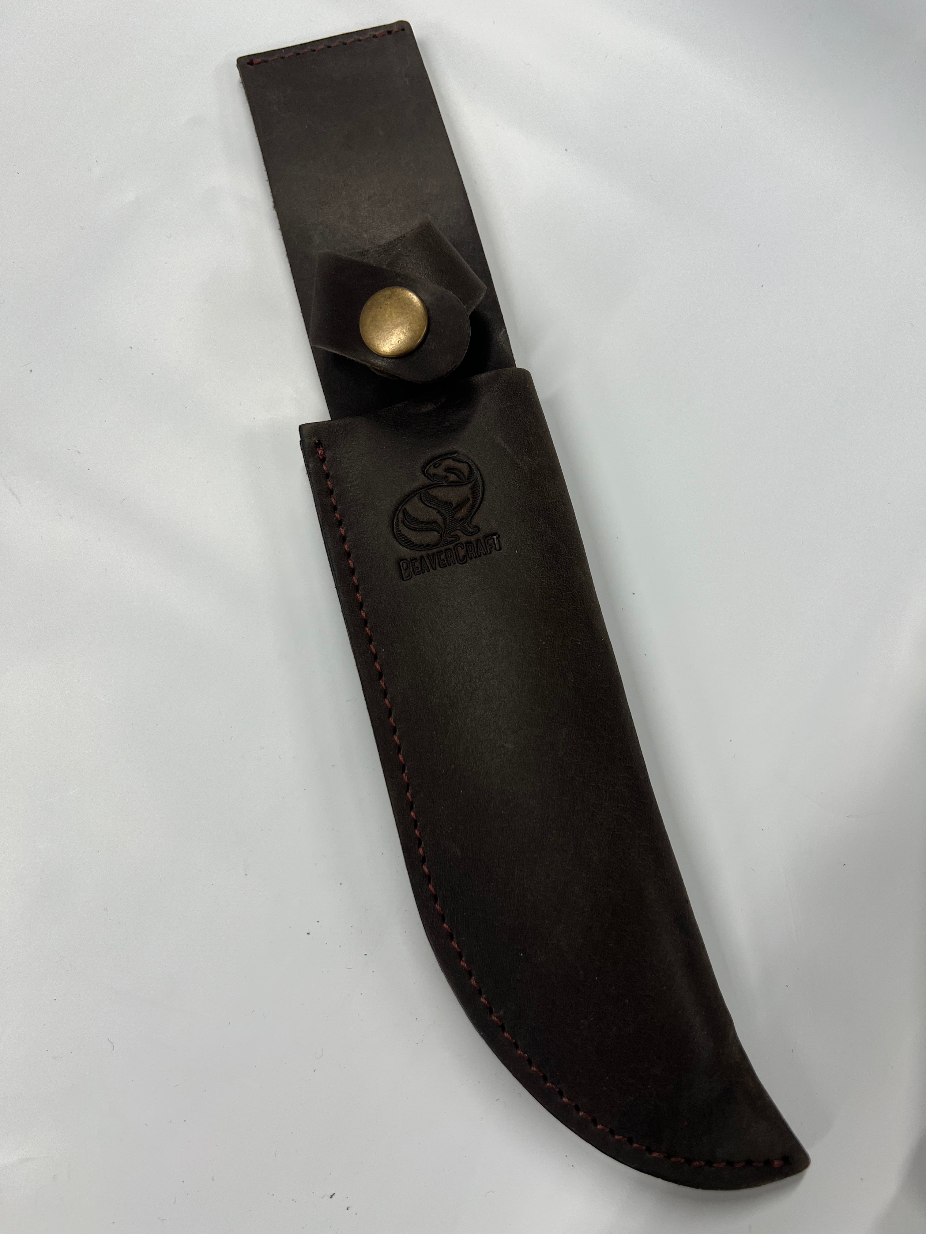 Ukrainisches Bowie-Taktikmesser TLK1 mit Lederscheide