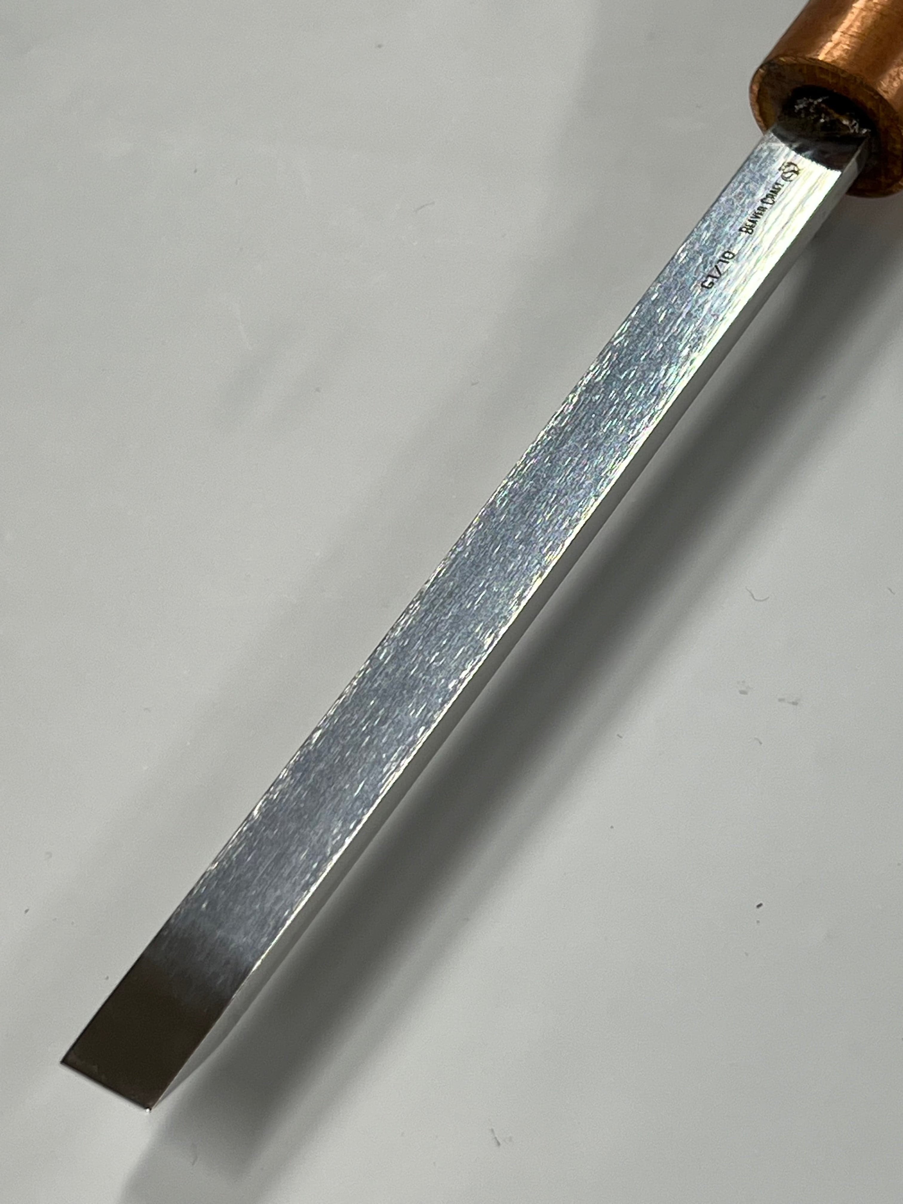 Holzbildhauereisen 130x10mm gerader Flachmeißel