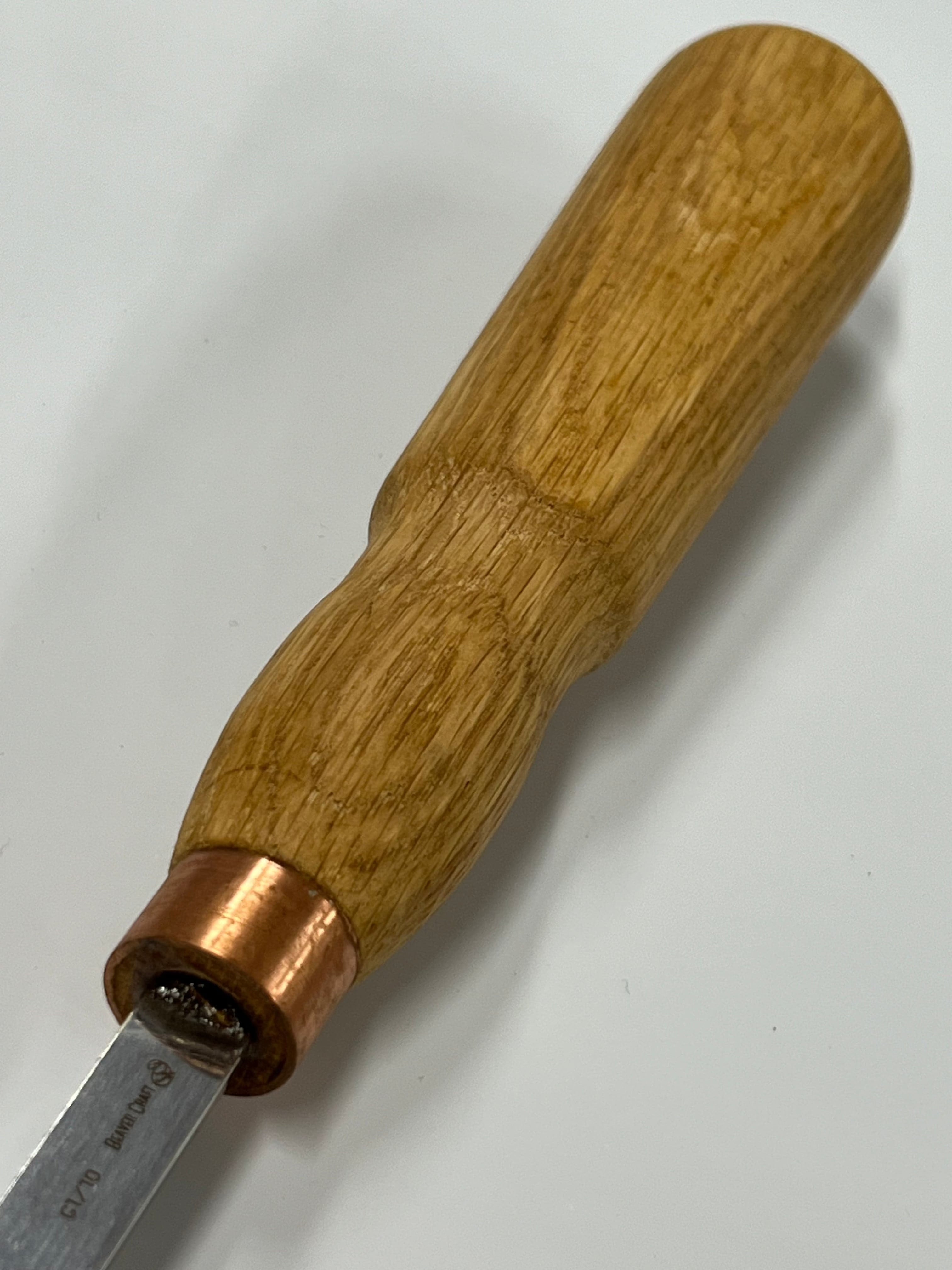 Holzbildhauereisen 130x10mm gerader Flachmeißel