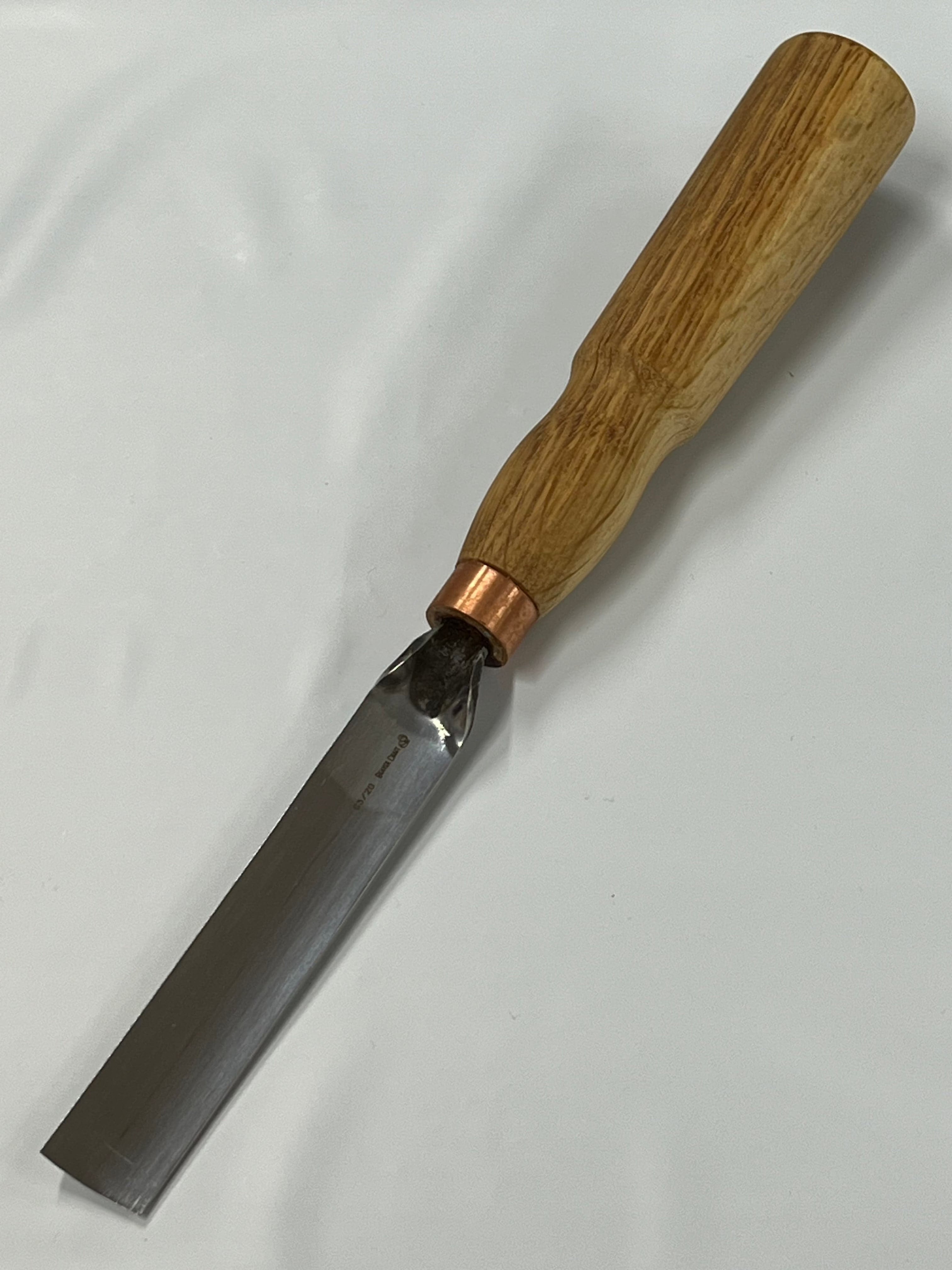 Holzbildhauereisen 130x20mm gerades Hohleisen