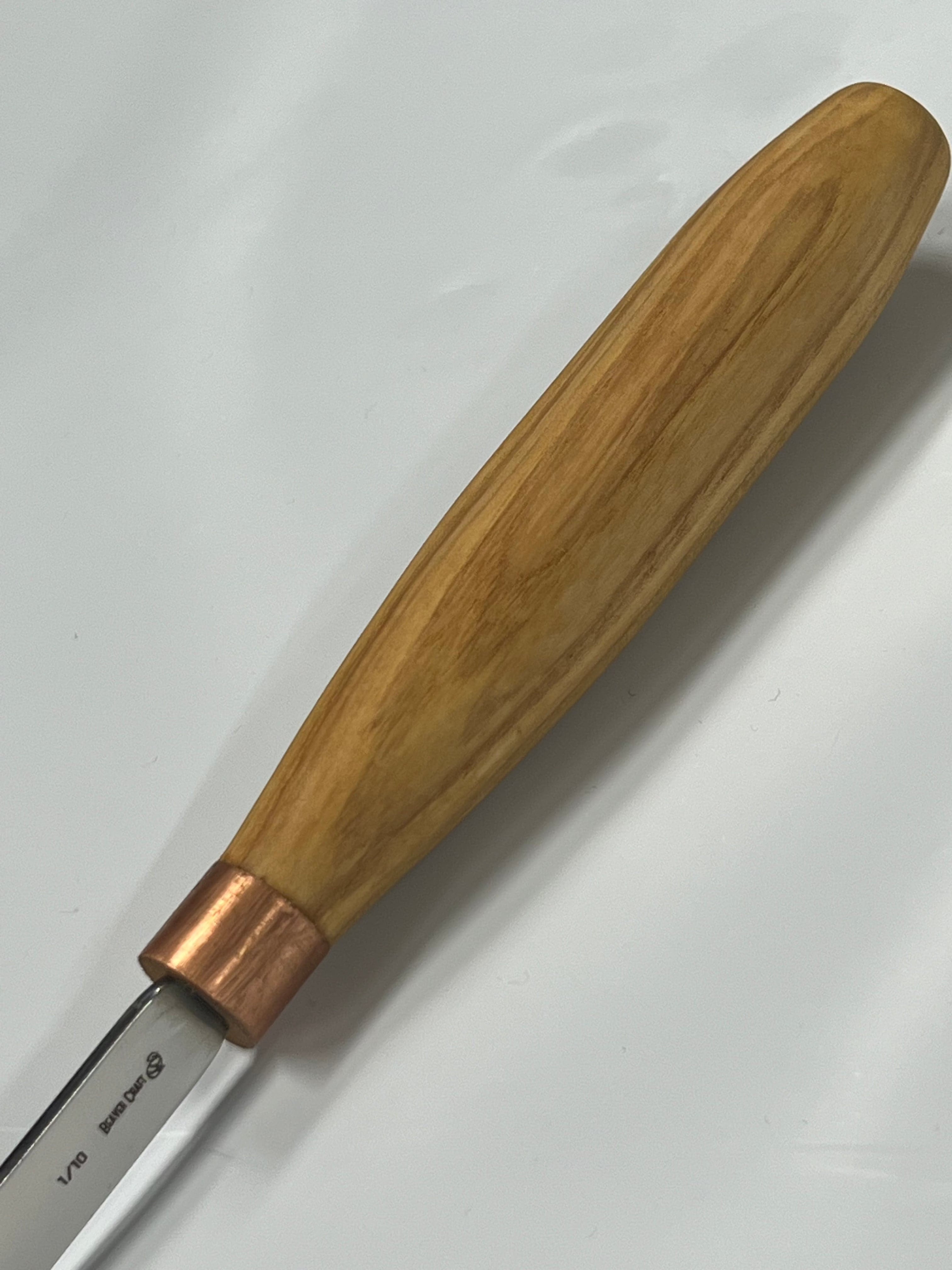 Holzbeitel 80x10mm gerader flacher Meißel K1/10